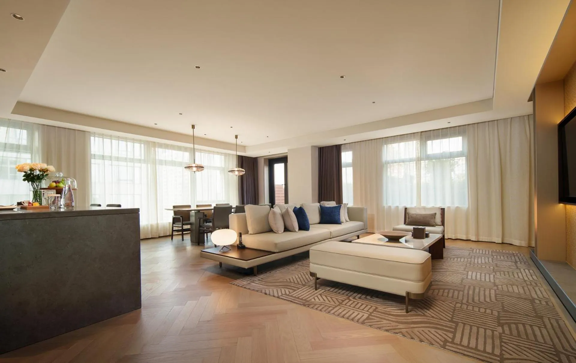 Seating area in Ming Hotel Nanjing - MGallery Collection