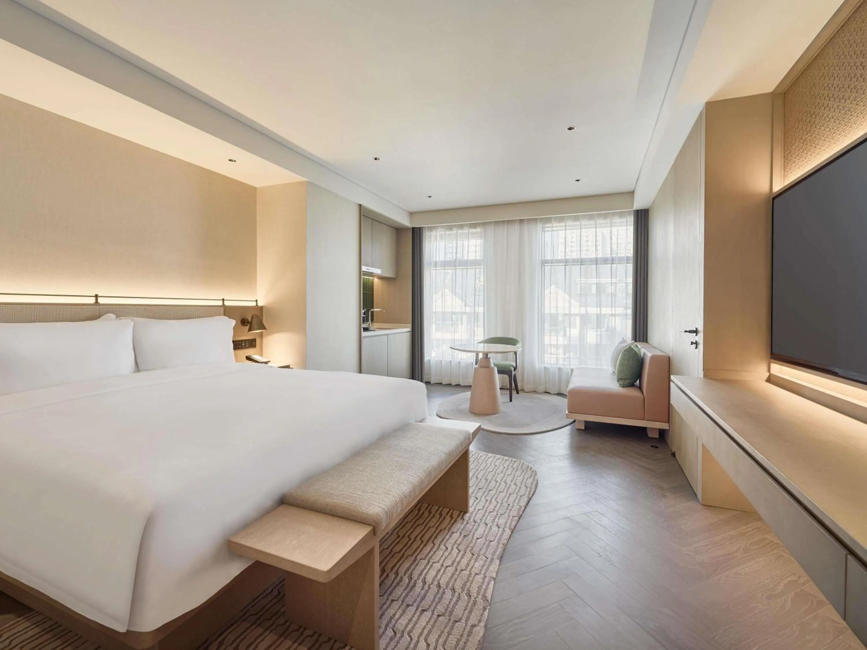 Bedroom, Bed in Ming Hotel Nanjing - MGallery Collection