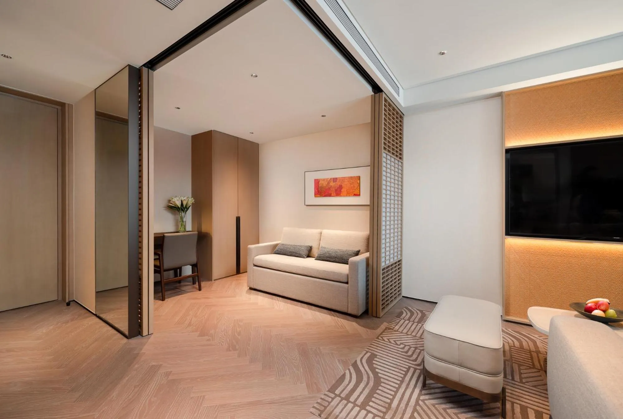 Seating area, Bed in Ming Hotel Nanjing - MGallery Collection