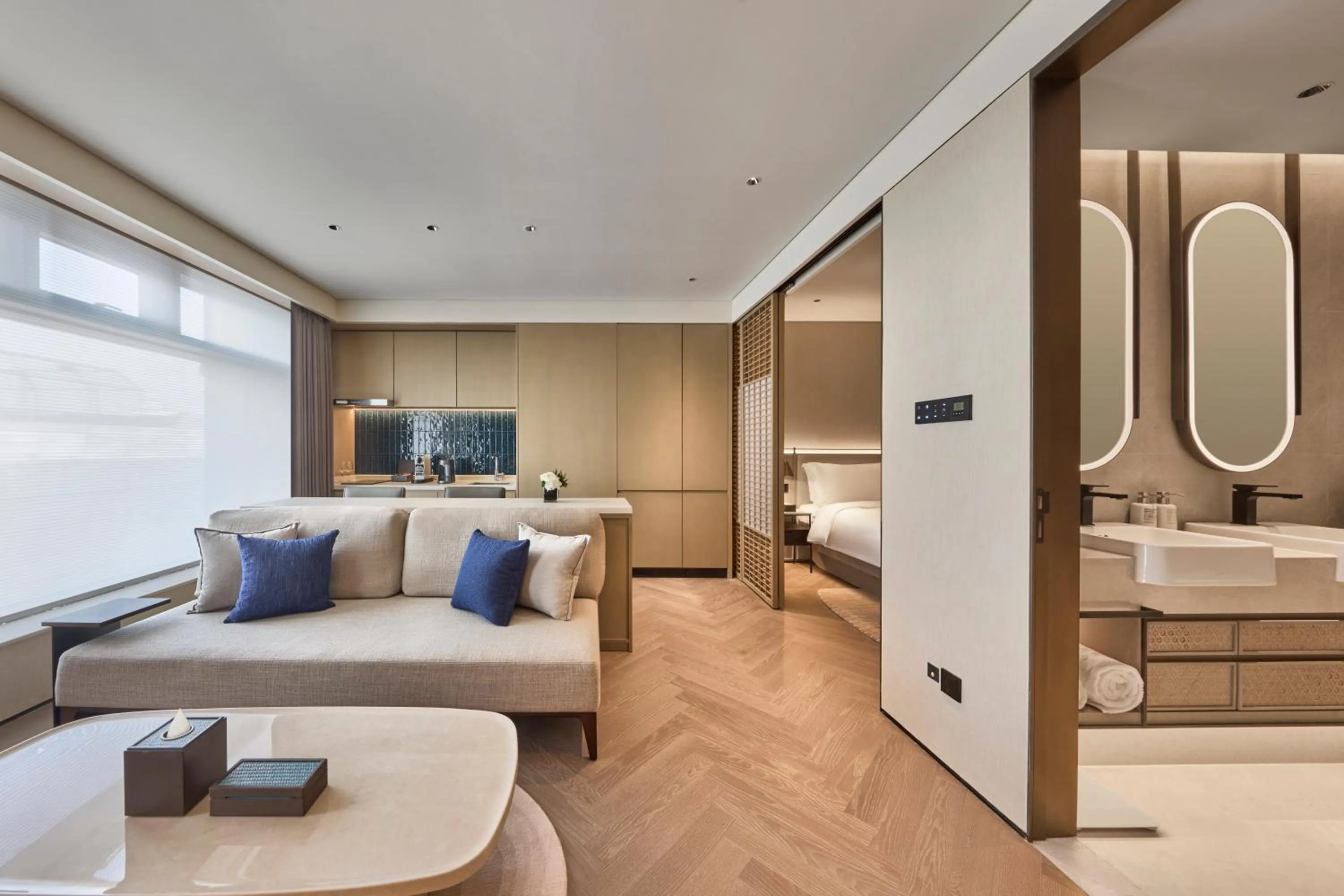 Living room, Bed in Ming Hotel Nanjing - MGallery Collection