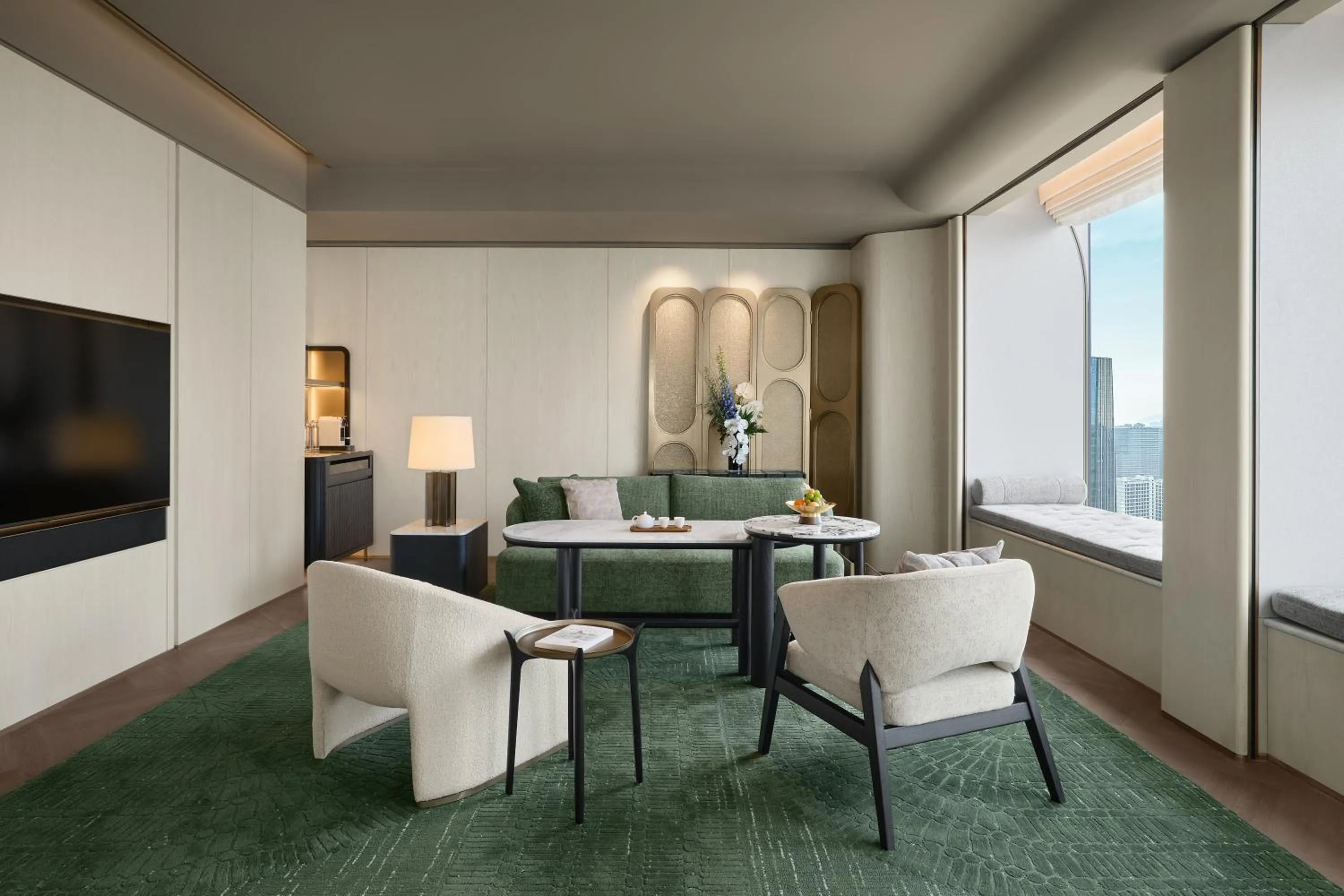 Living room in Fairmont Xiamen