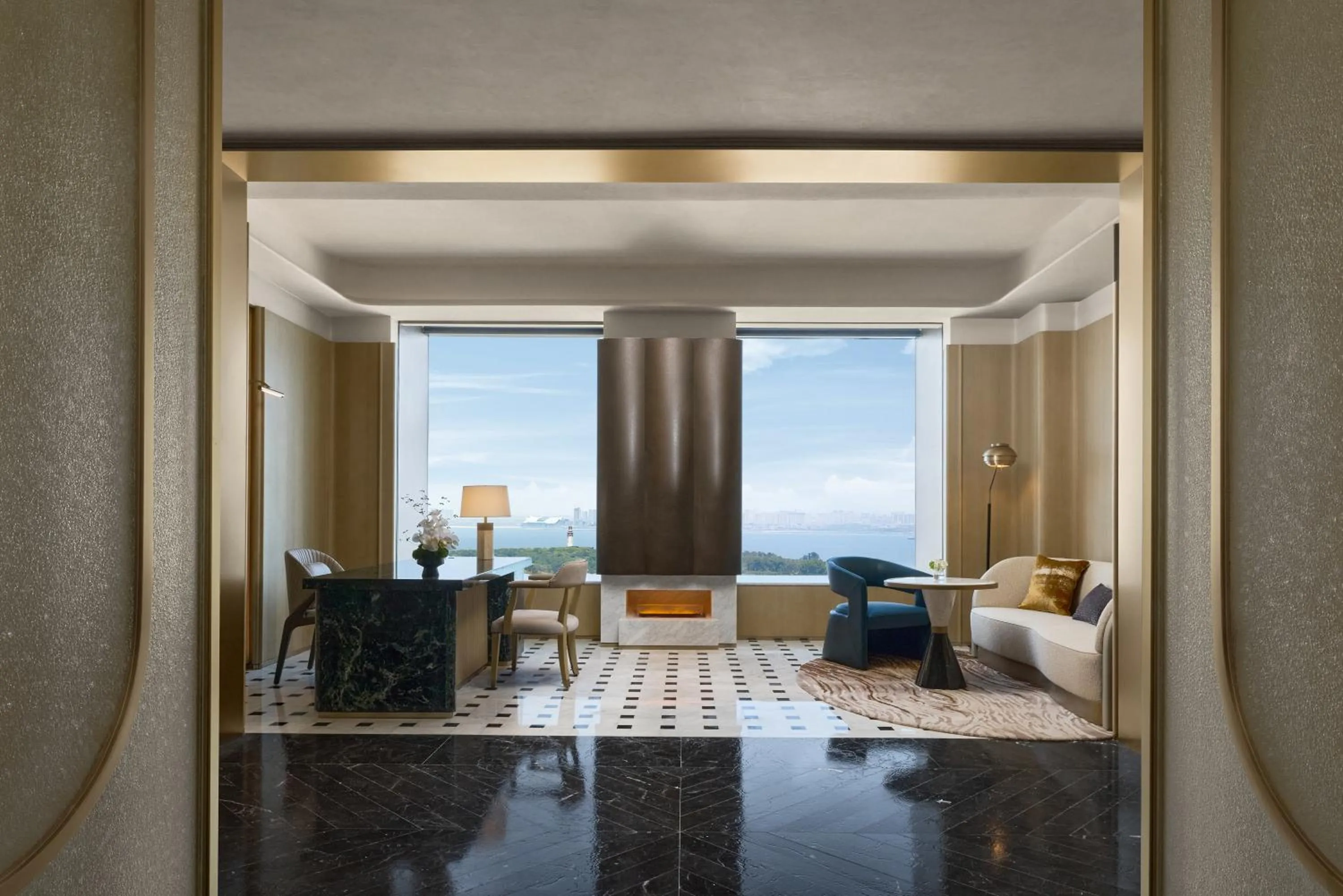 Seating area in Fairmont Xiamen