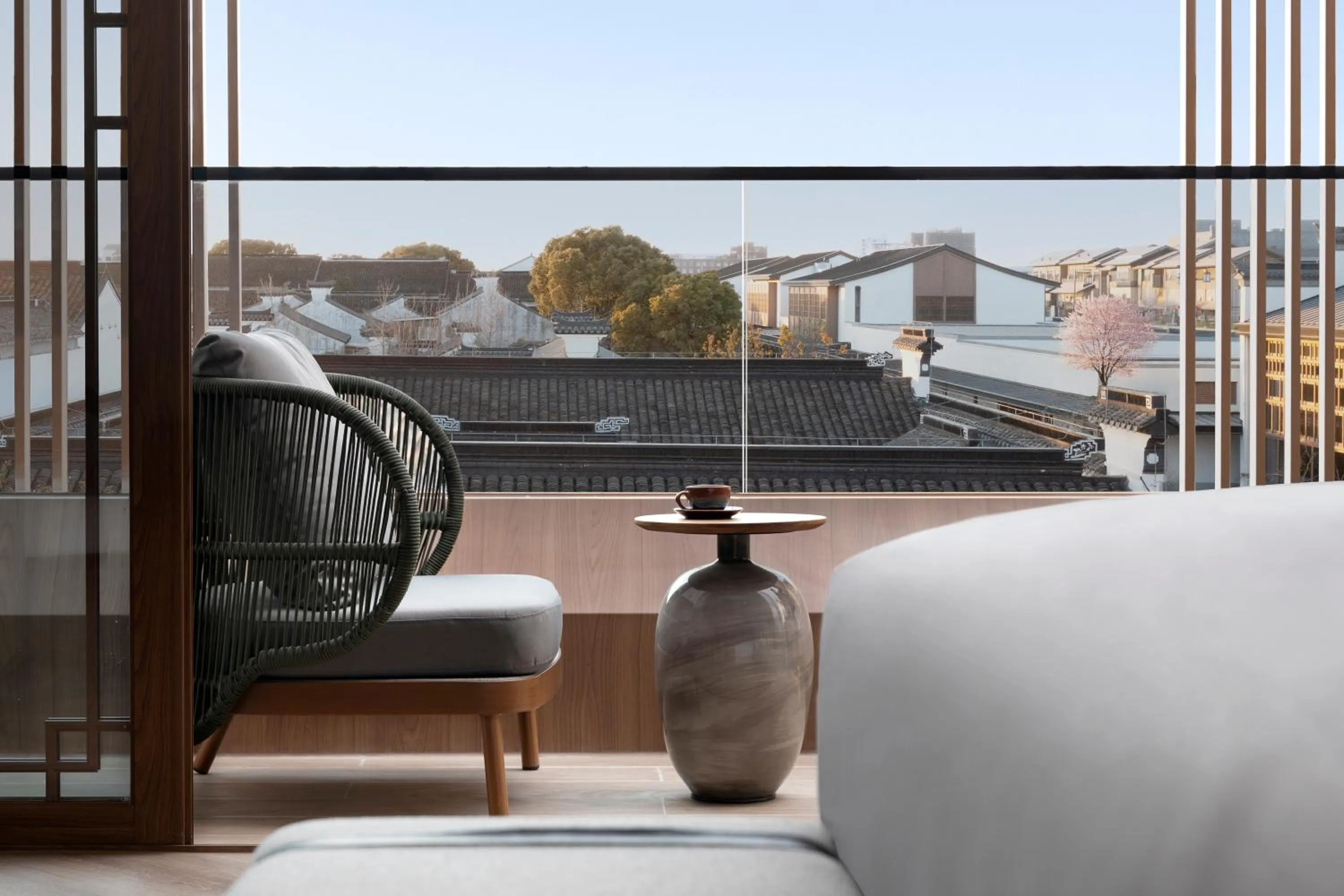 Balcony/Terrace in Dangkou Ancient Town Hotel Wuxi MGallery Collection