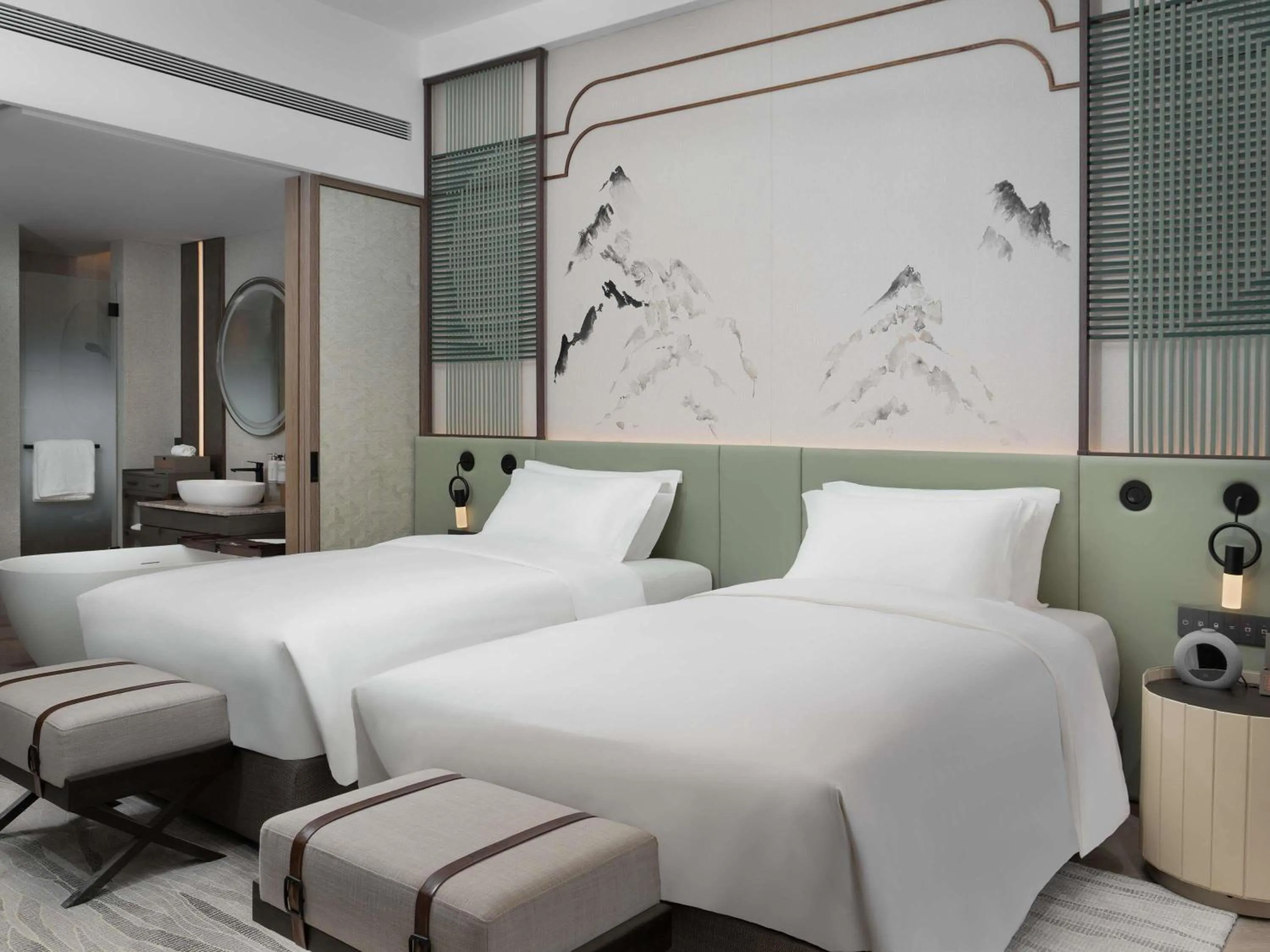 Bedroom, Bed in Dangkou Ancient Town Hotel Wuxi MGallery Collection