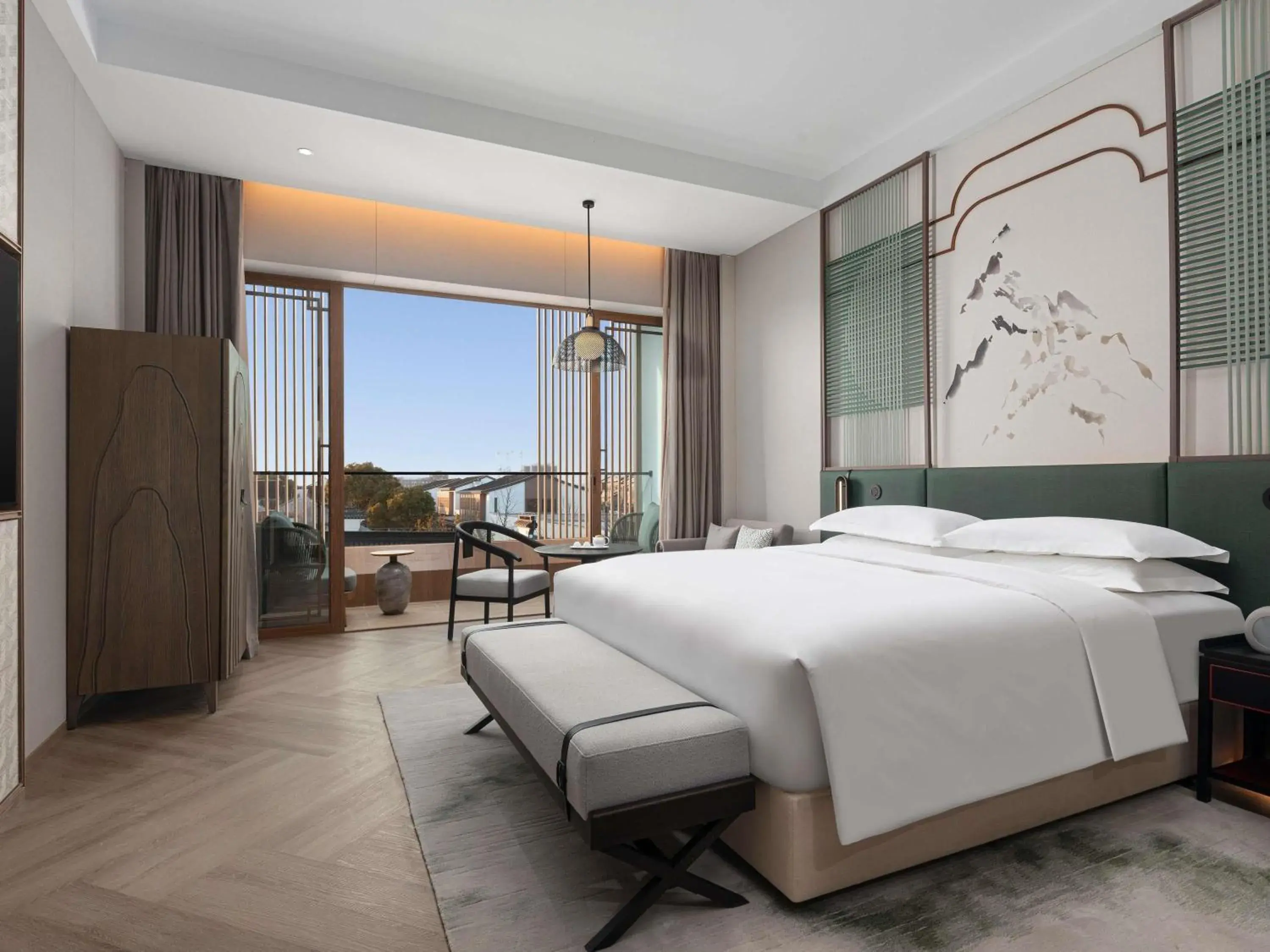 Deluxe King Room in Dangkou Ancient Town Hotel Wuxi MGallery Collection Deluxe King Room in Dangkou Ancient Town Hotel Wuxi MGallery Collection