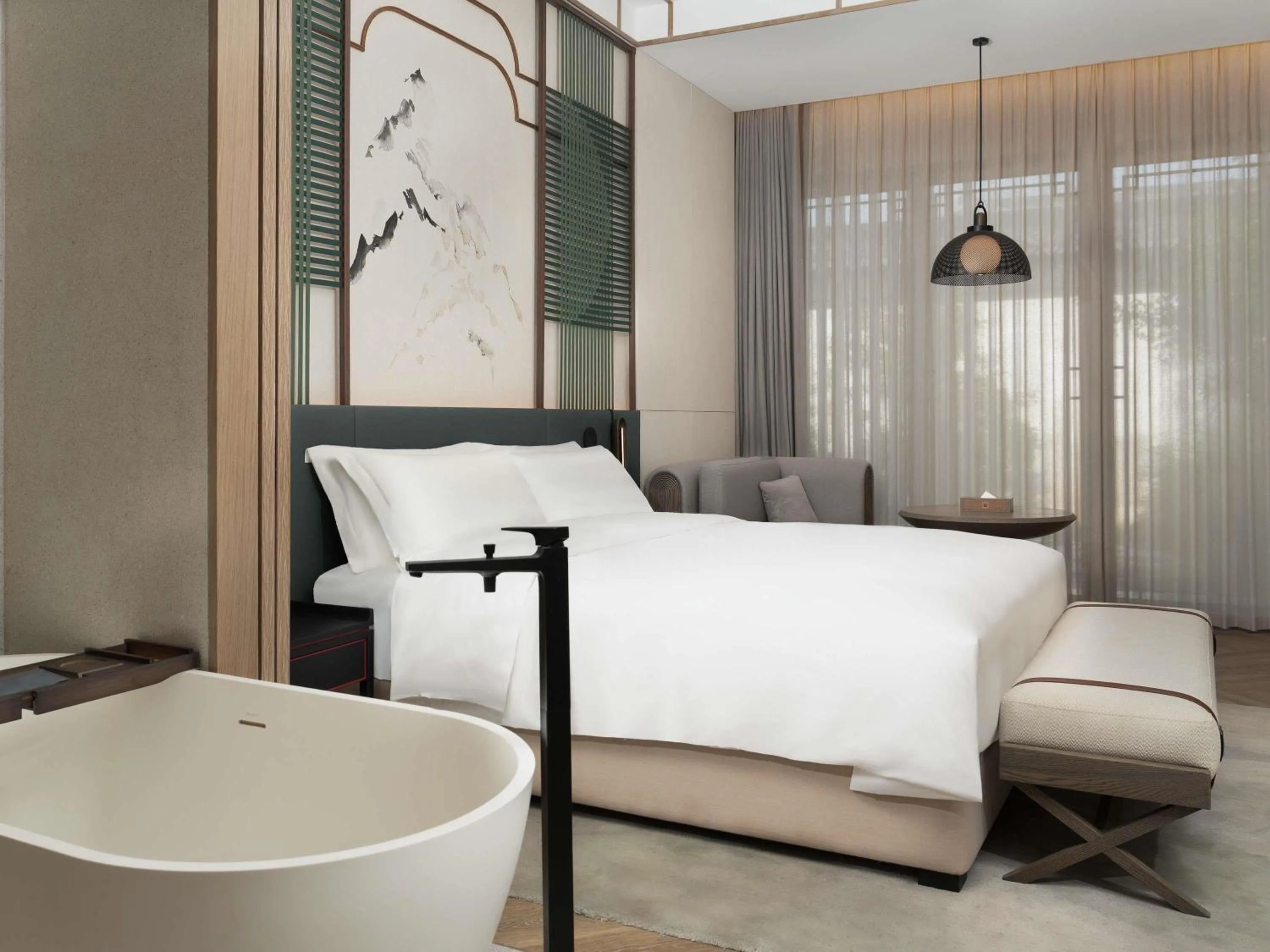 Bedroom, Bed in Dangkou Ancient Town Hotel Wuxi MGallery Collection