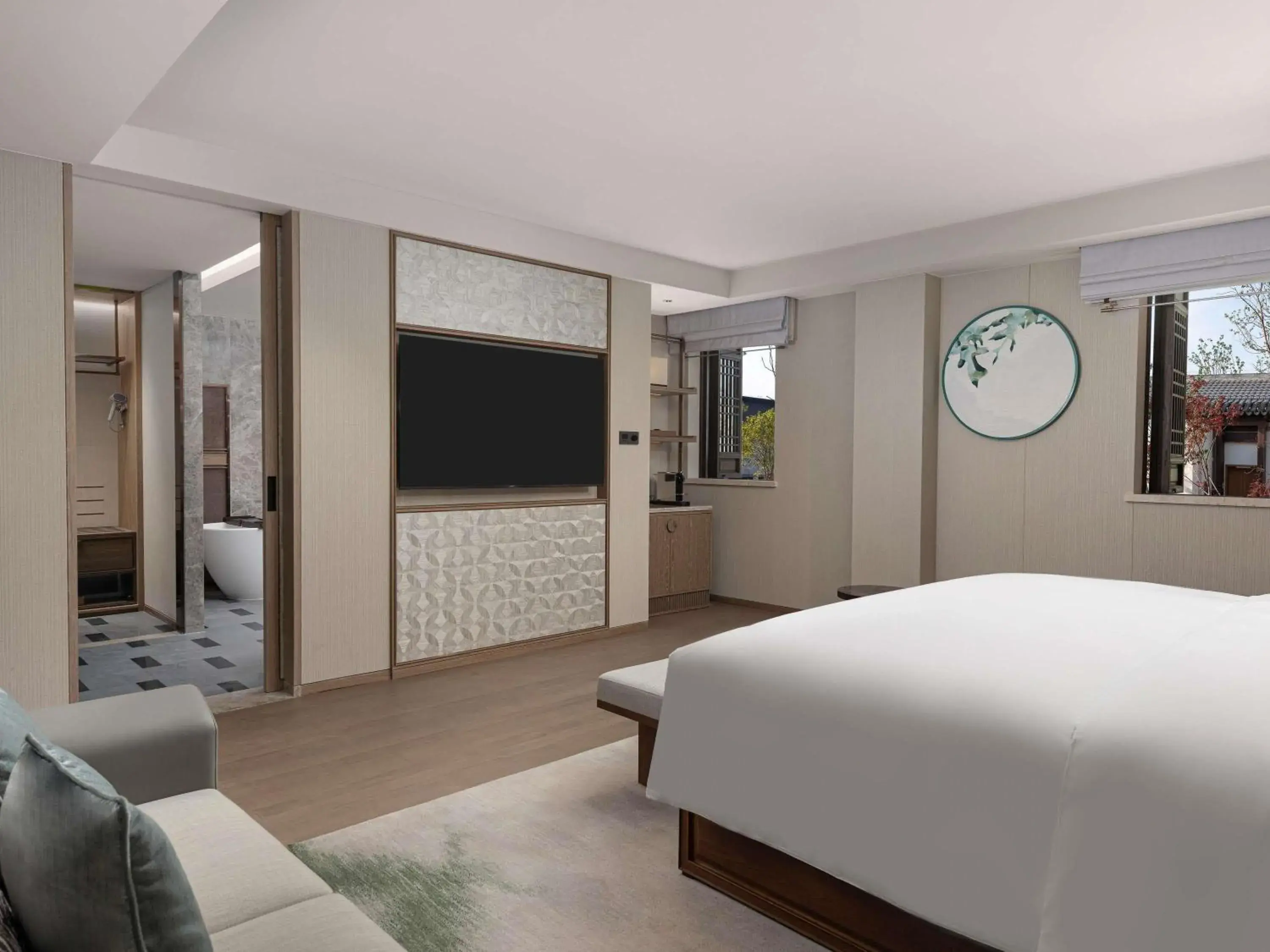 Heritage King Room in Dangkou Ancient Town Hotel Wuxi MGallery Collection Heritage King Room in Dangkou Ancient Town Hotel Wuxi MGallery Collection