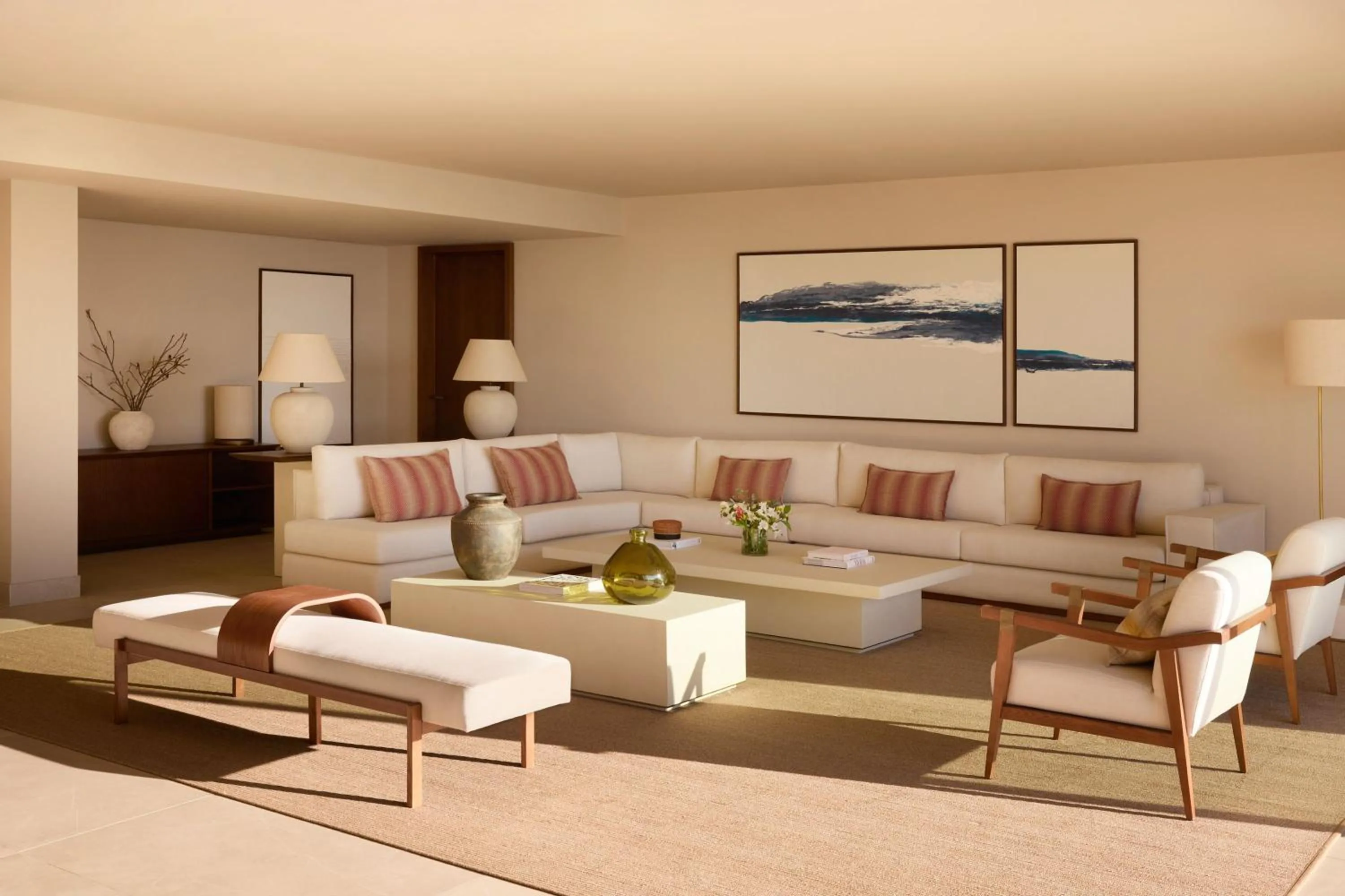 Living room in Fairmont La Hacienda Costa del Sol