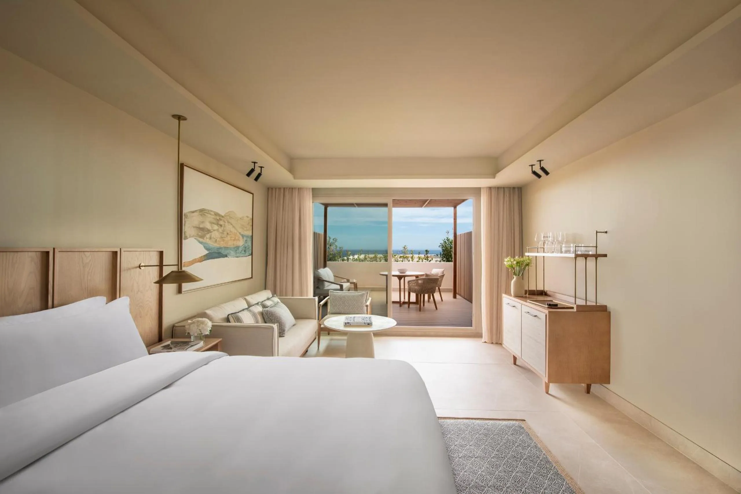 Bed in Fairmont La Hacienda Costa del Sol