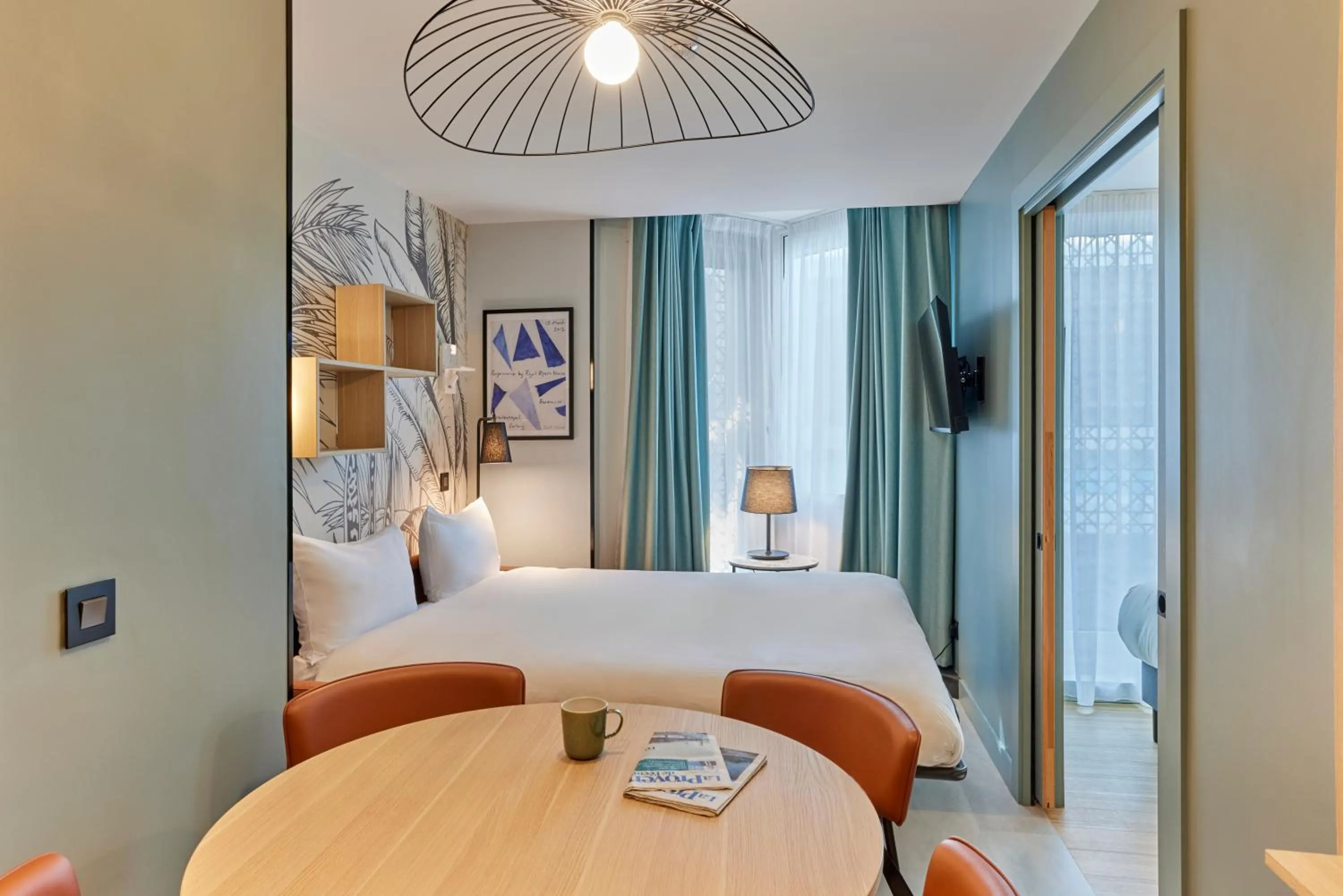 Bedroom, Bed in Aparthotel Adagio London City East