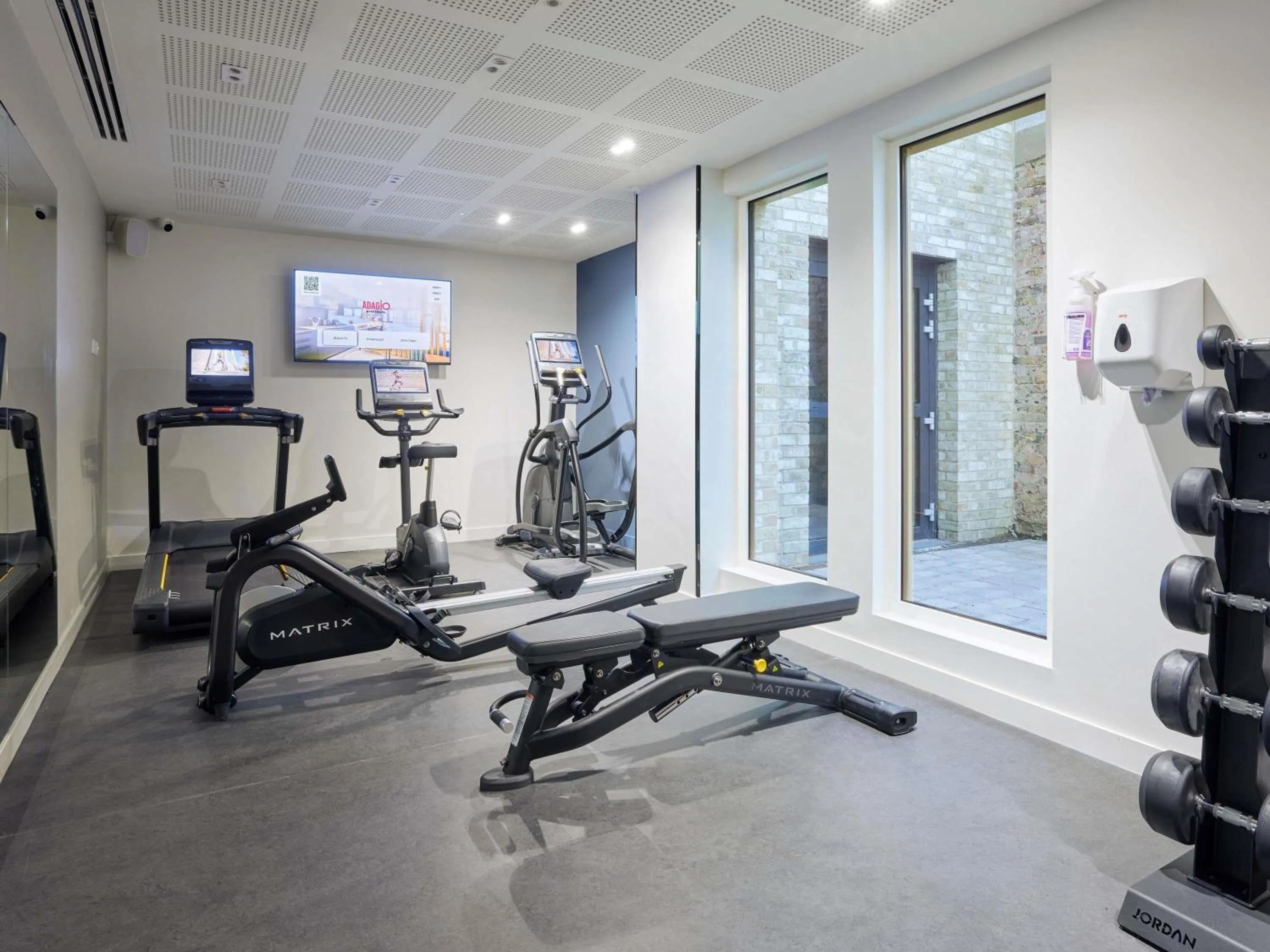 Fitness centre/facilities in Aparthotel Adagio London City East