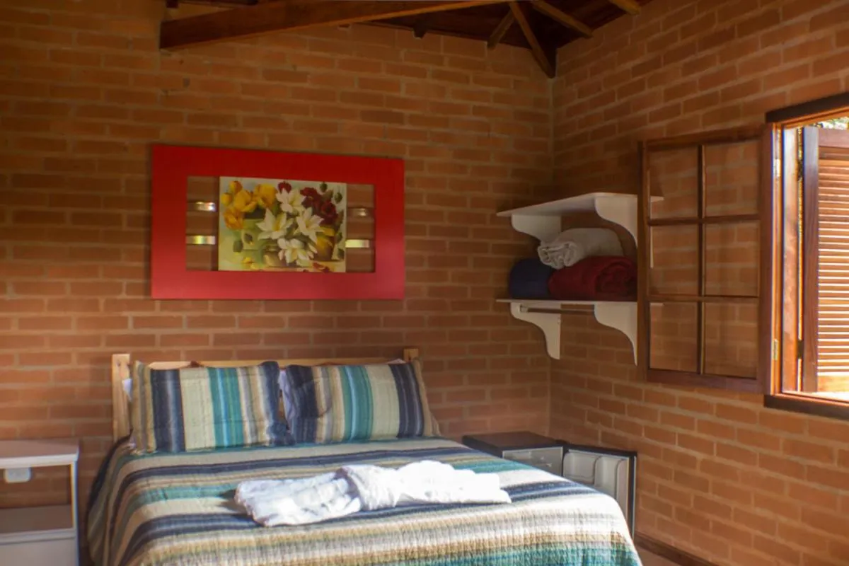 Bed in Espaço Recanto do Pico