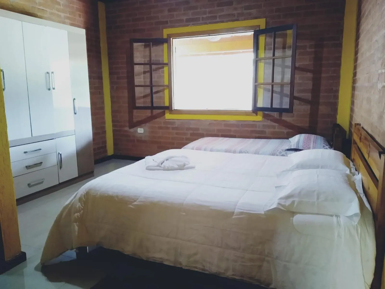 Bed in Espaço Recanto do Pico