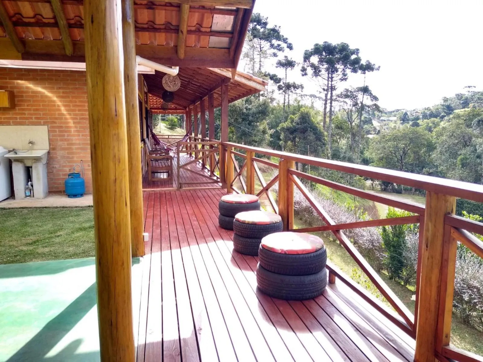Balcony/Terrace in Espaço Recanto do Pico