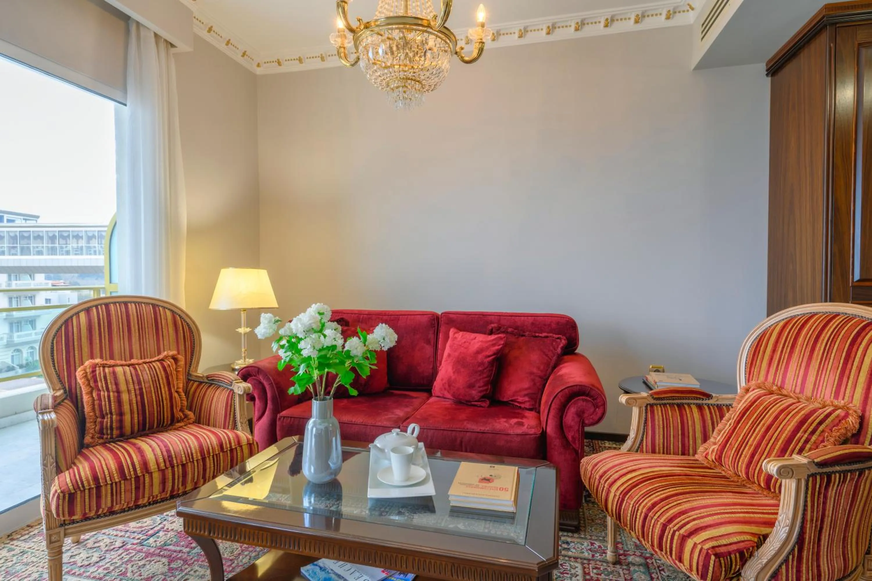 Seating area in EONA BEACH RESORT by Greek Pride