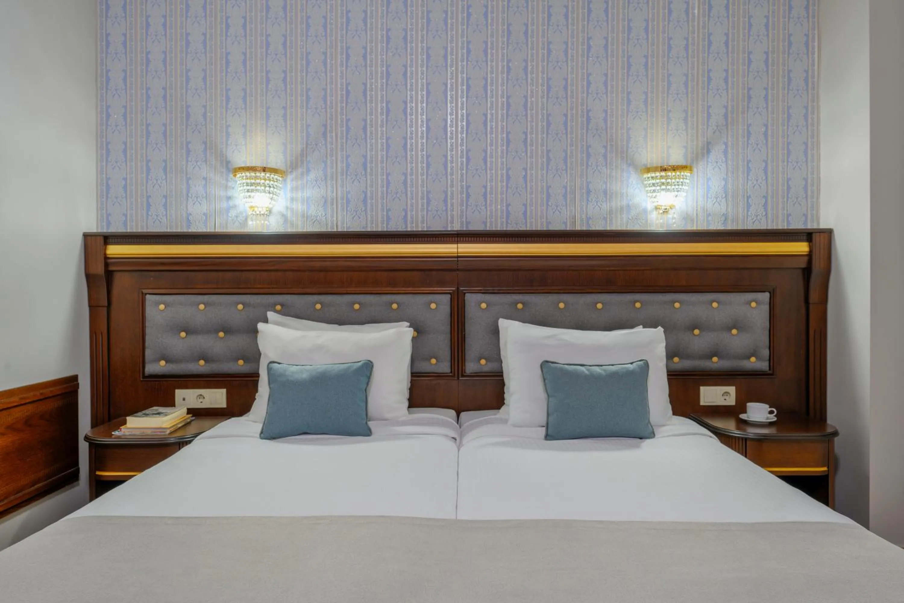 Bedroom, Bed in EONA BEACH RESORT by Greek Pride