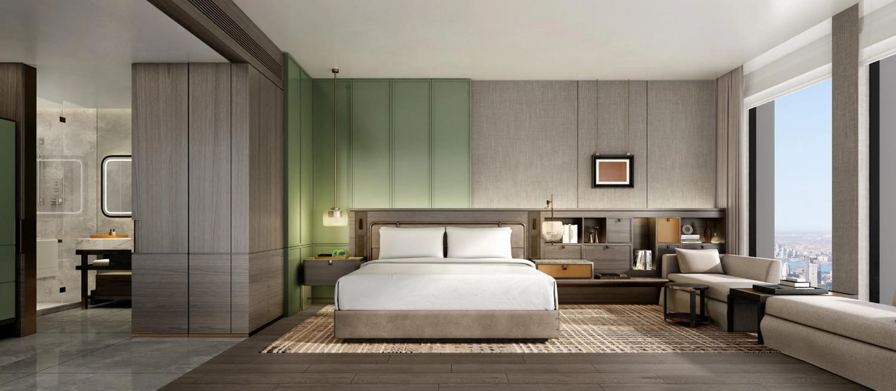 Photo of the whole room, Bed in Crowne Plaza Jingmen by IHG