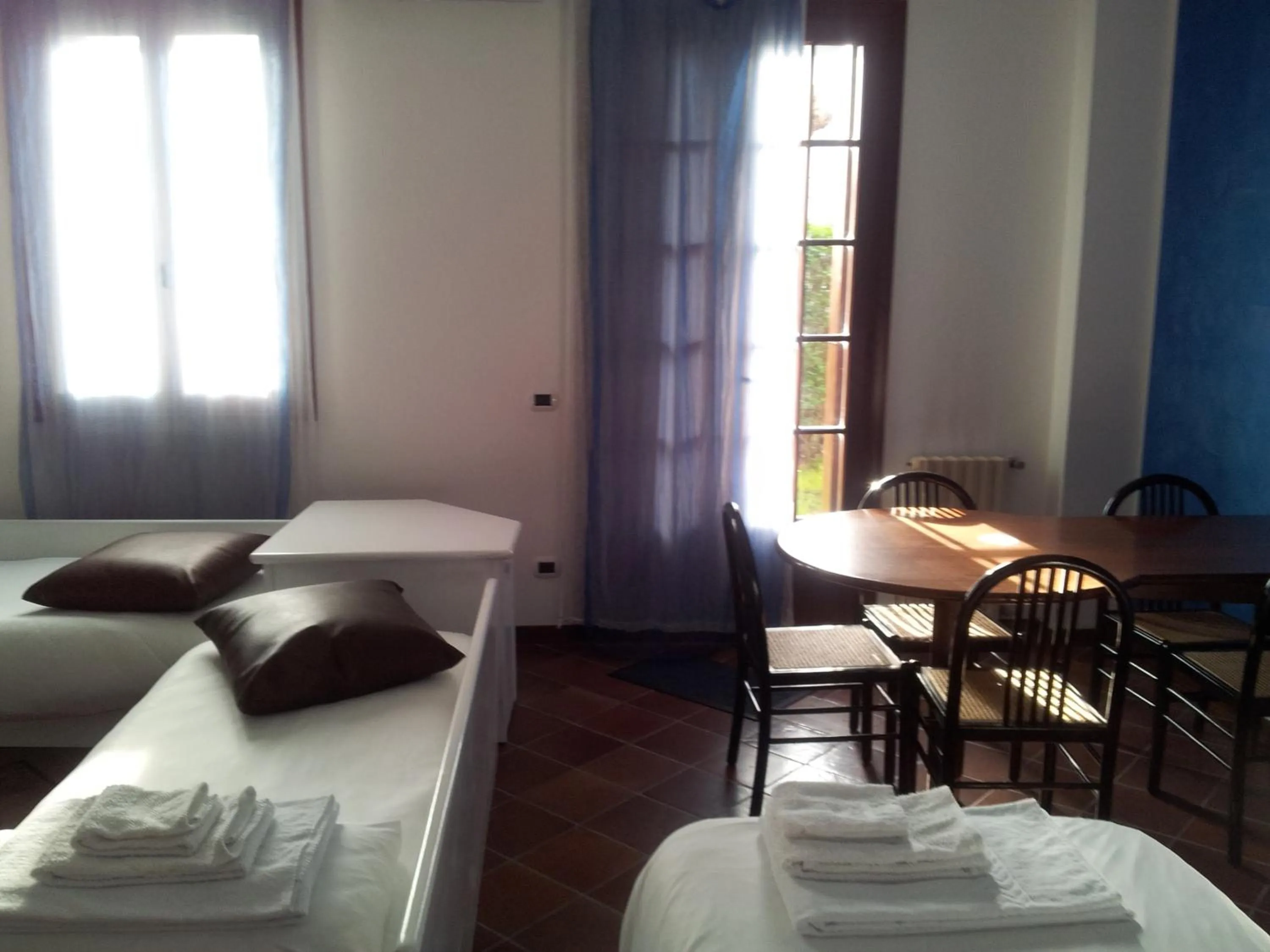 Dining area, Bed in B&B Il Centralino