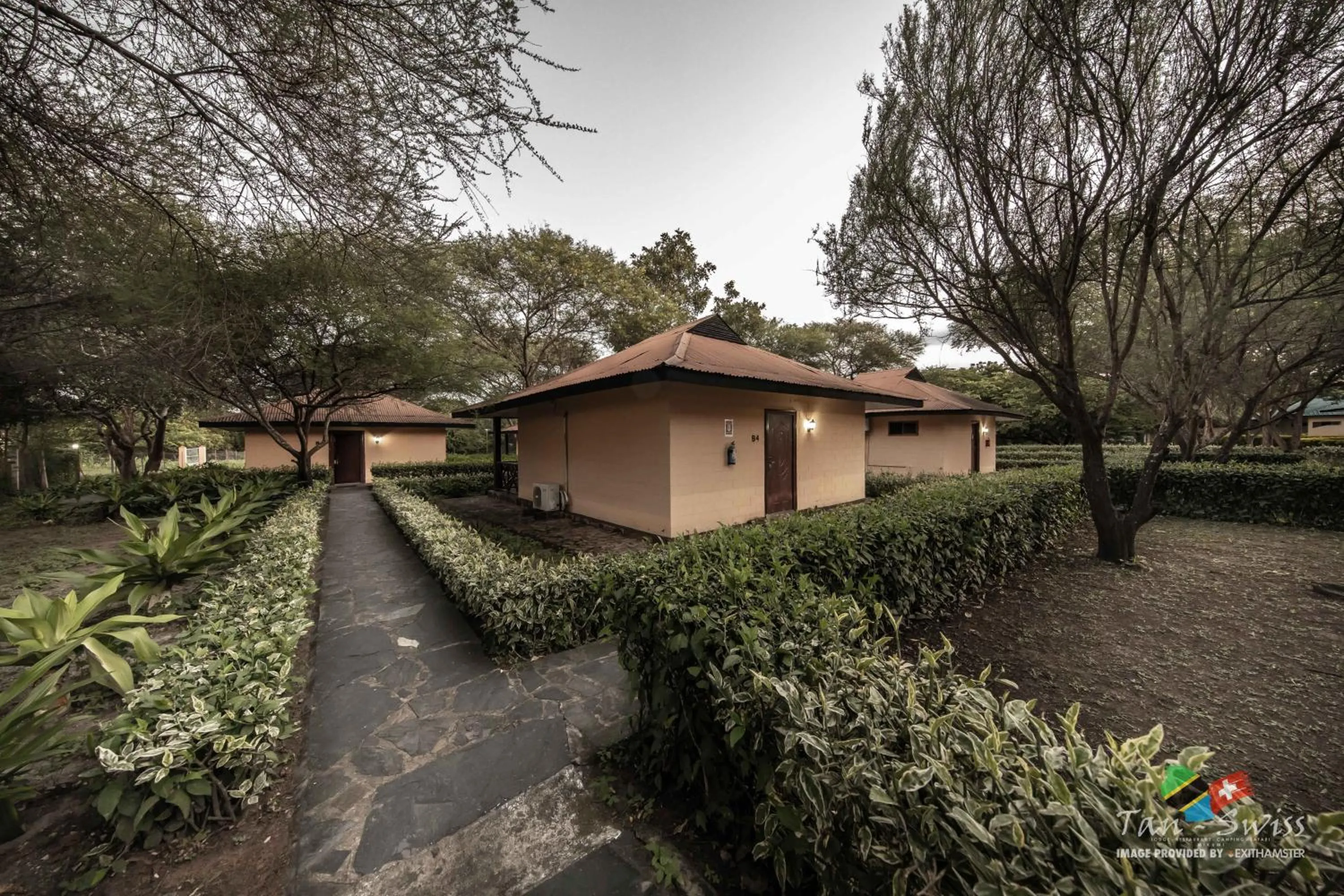 Garden in Tan-Swiss Lodge