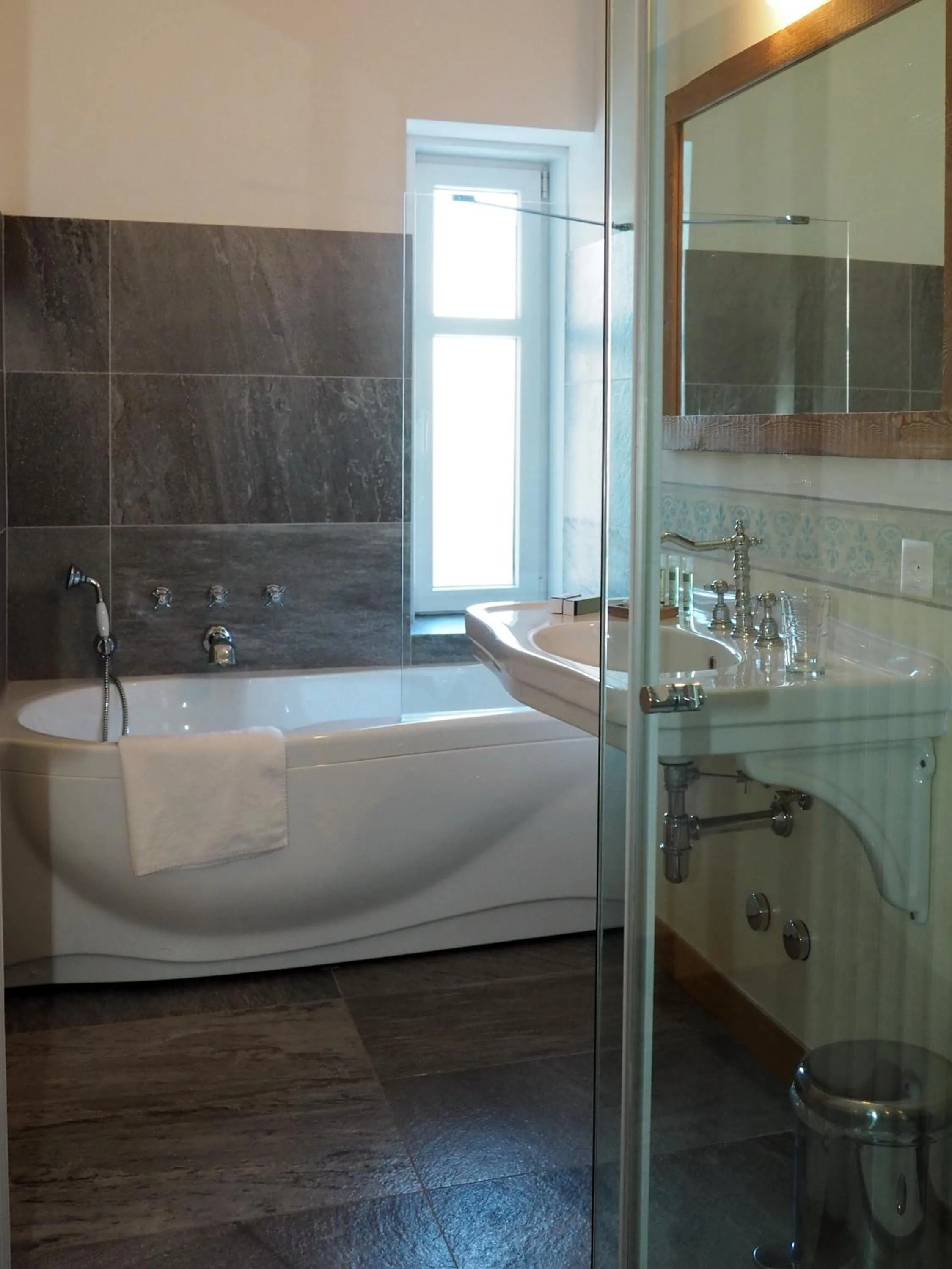 Bathroom in Maloja Palace Residence Engadin-St Moritz CO2-Neutral