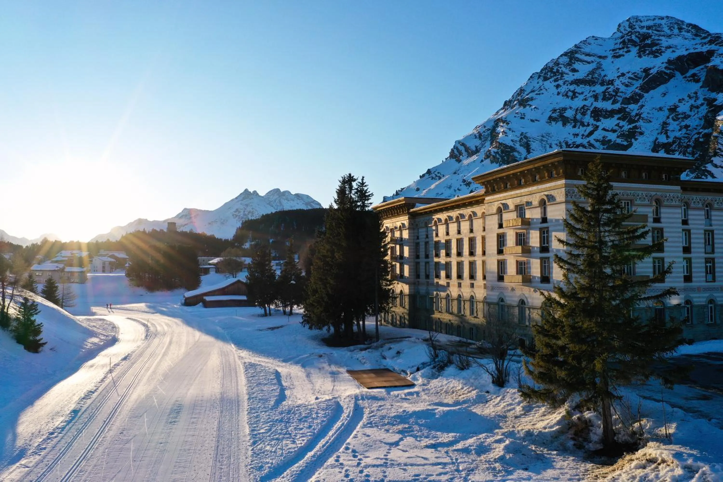 Property building in Maloja Palace Residence Engadin-St Moritz CO2-Neutral