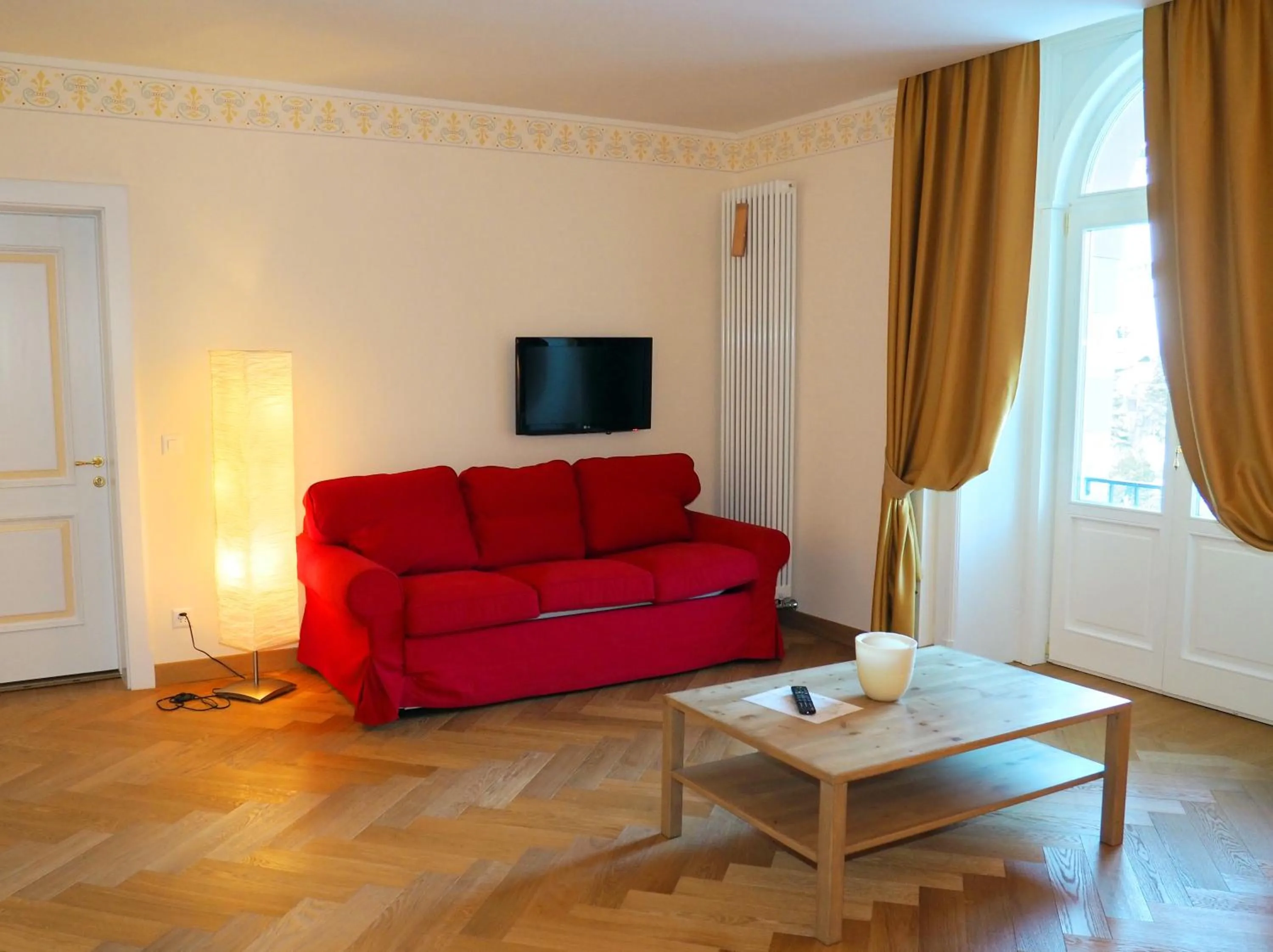 Living room in Maloja Palace Residence Engadin-St Moritz CO2-Neutral