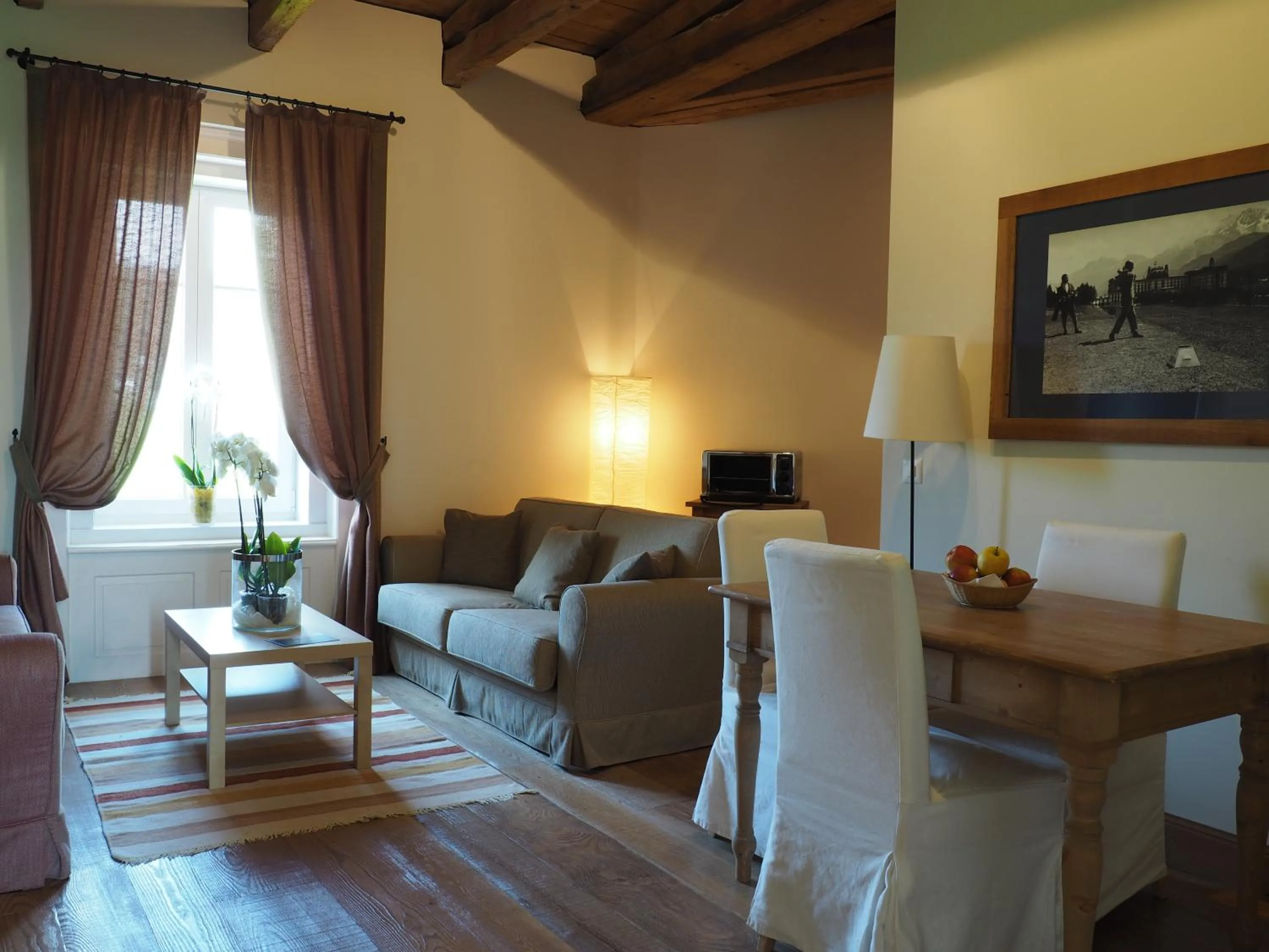 Living room in Maloja Palace Residence Engadin-St Moritz CO2-Neutral