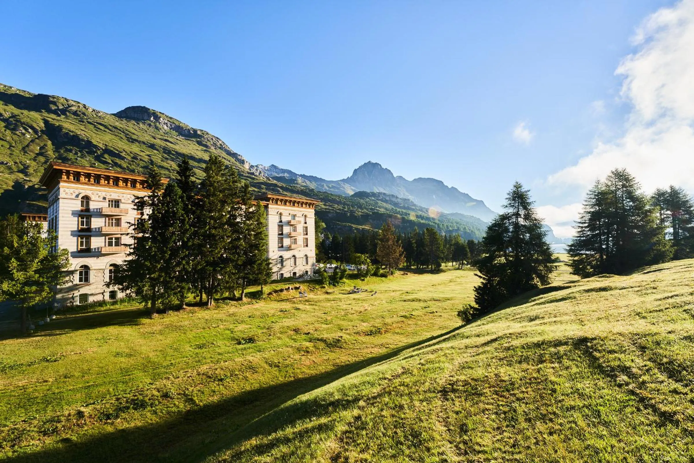 Property building in Maloja Palace Residence Engadin-St Moritz CO2-Neutral