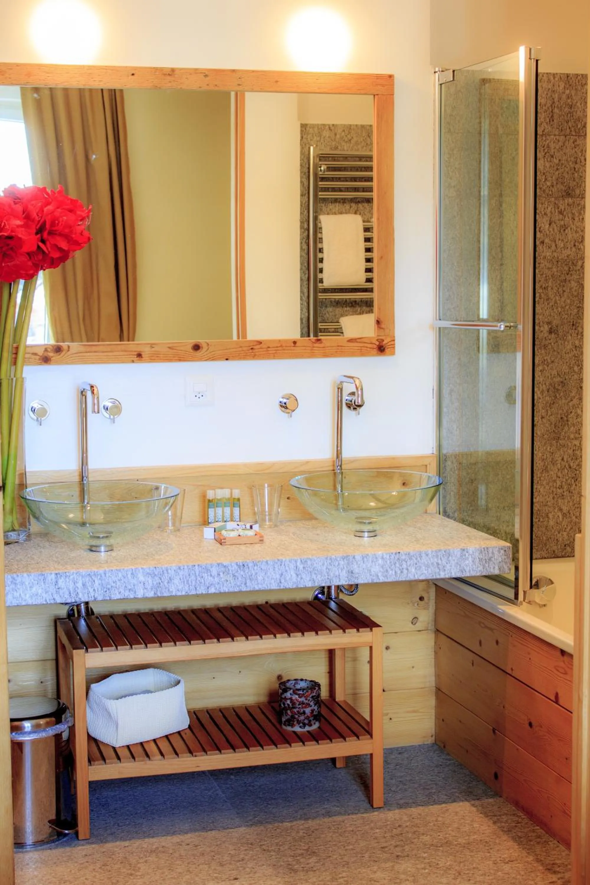Bathroom in Maloja Palace Residence Engadin-St Moritz CO2-Neutral