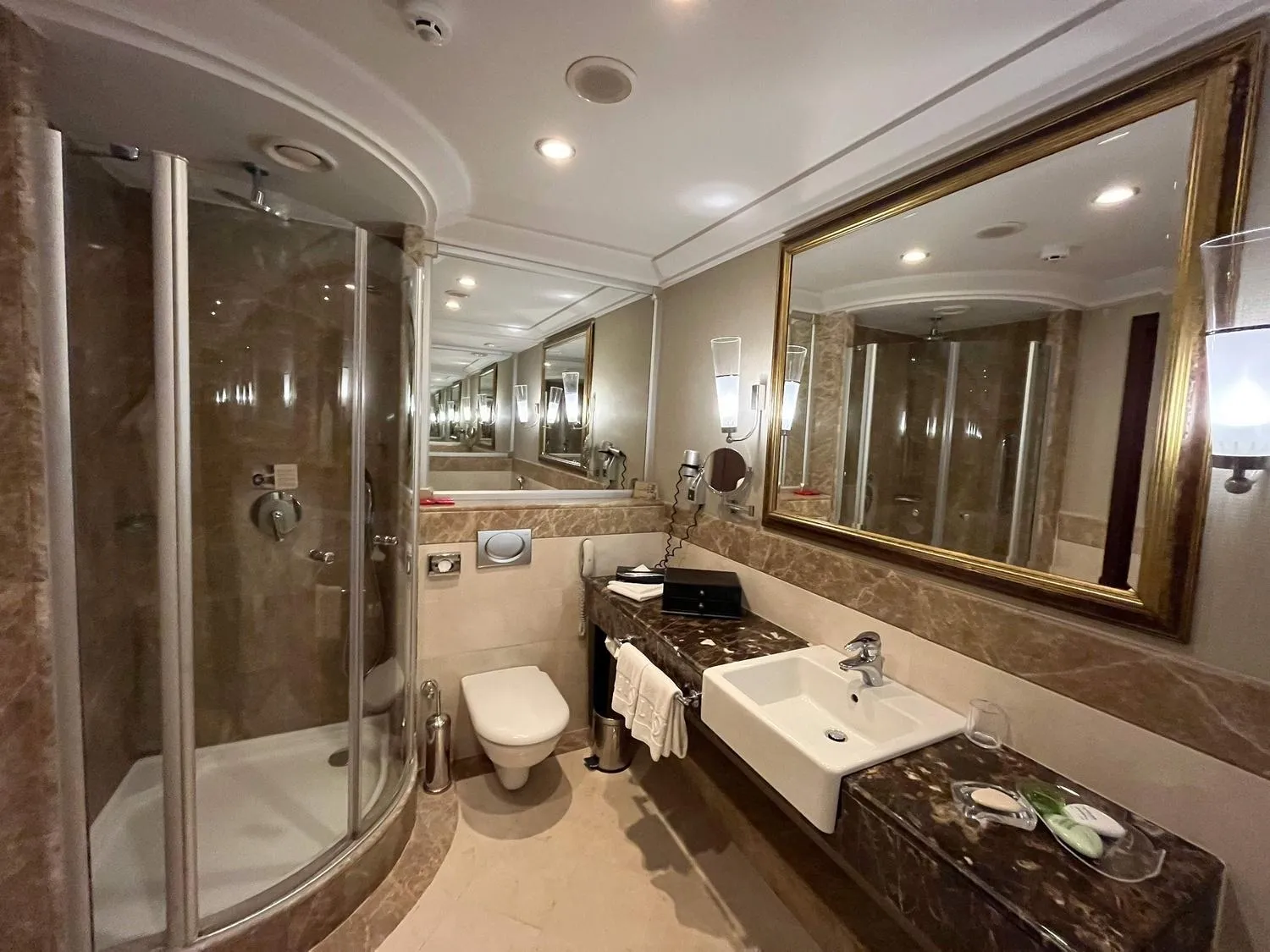 Shower in Calista Luxury Resort