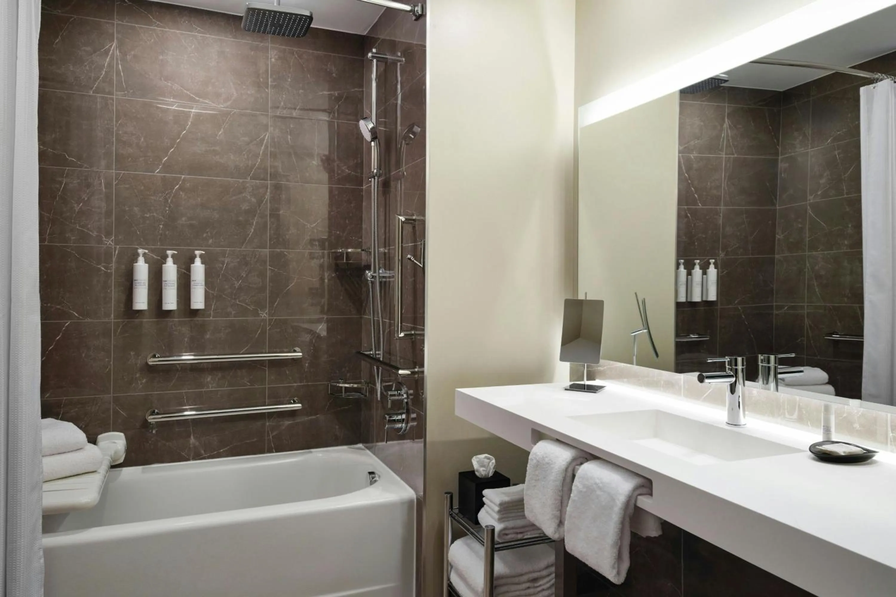 Photo of the whole room in AC Hotel Detroit at the Bonstelle