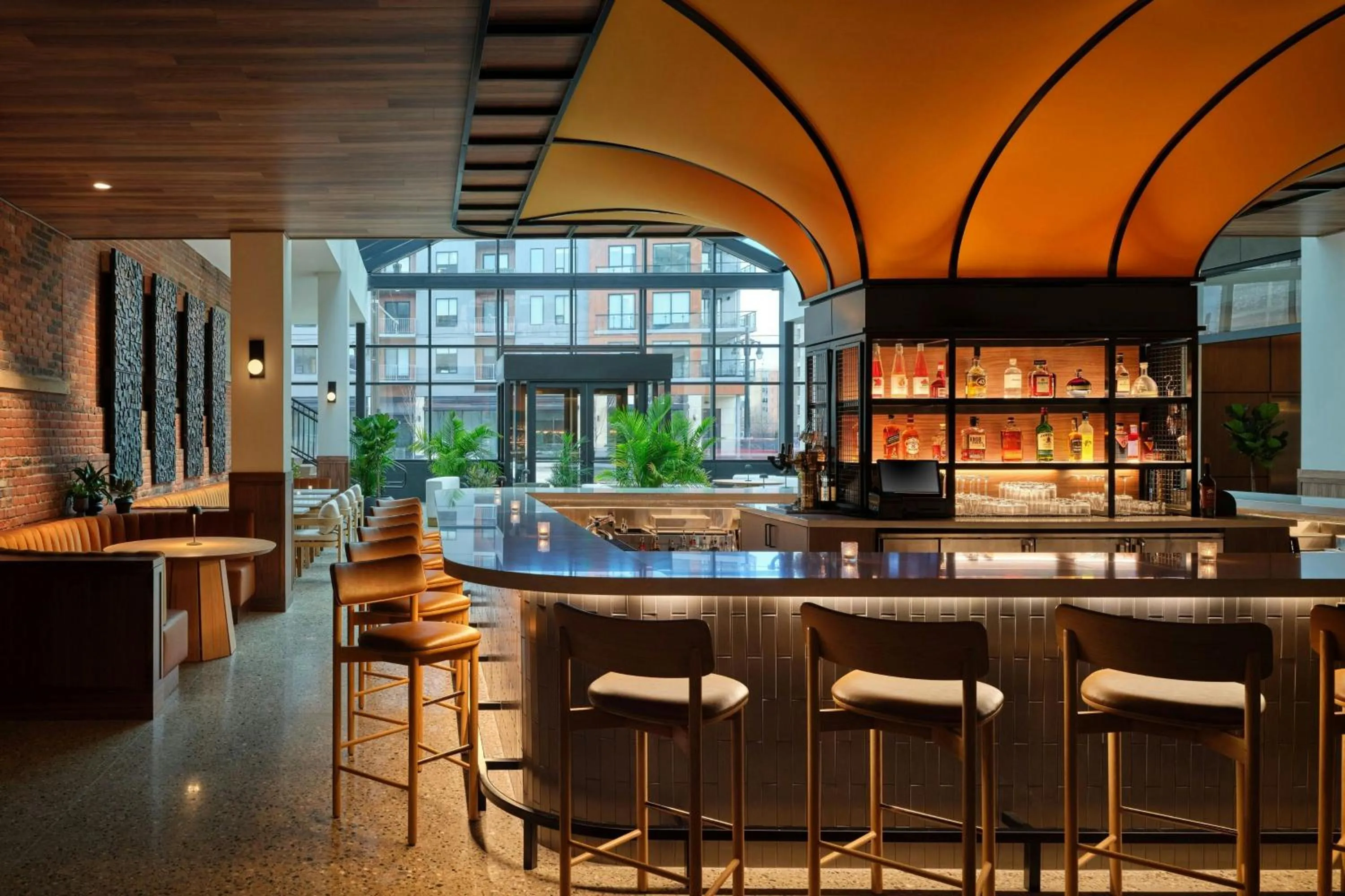 Lounge or bar in AC Hotel Detroit at the Bonstelle