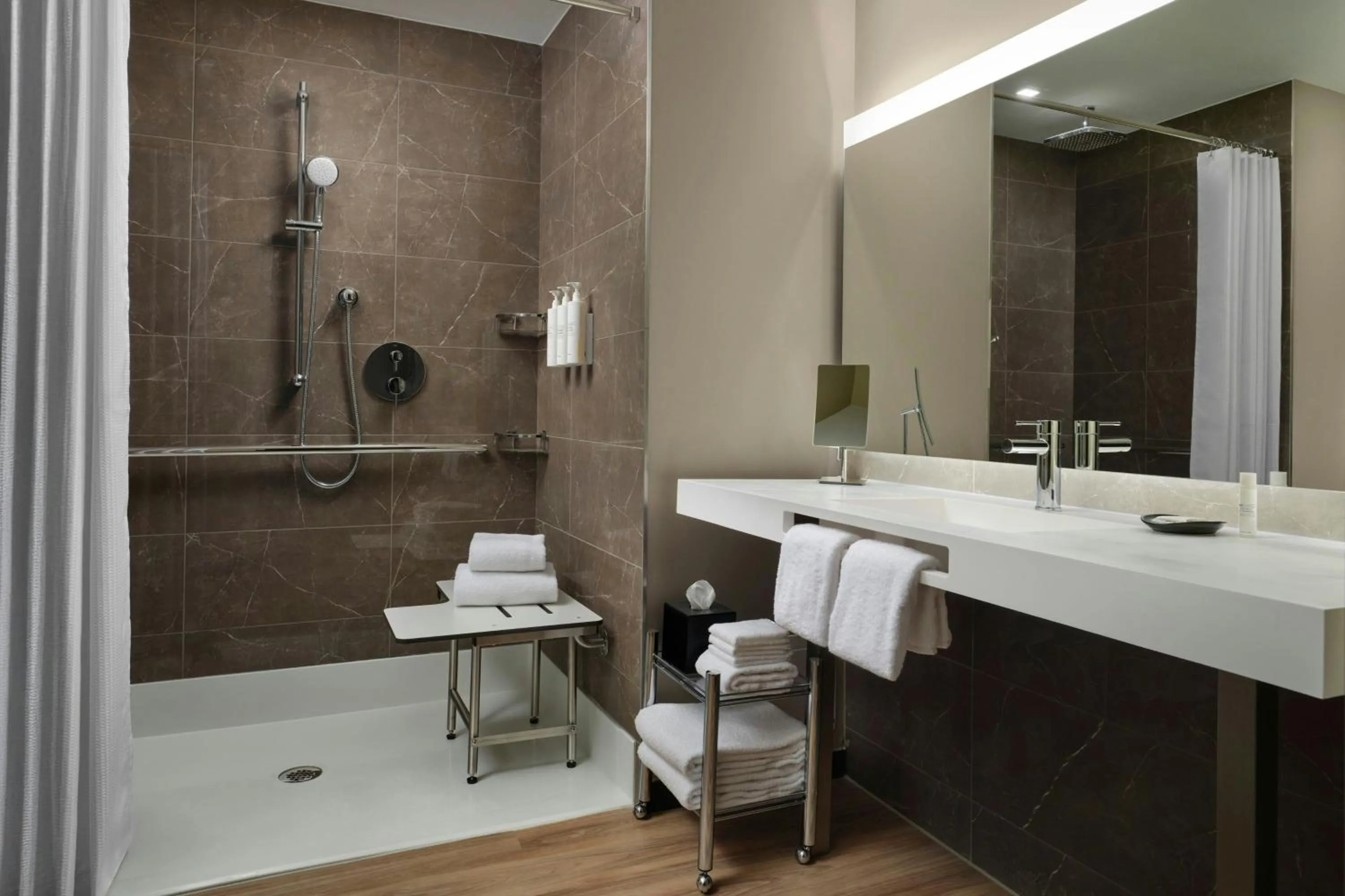 Photo of the whole room in AC Hotel Detroit at the Bonstelle