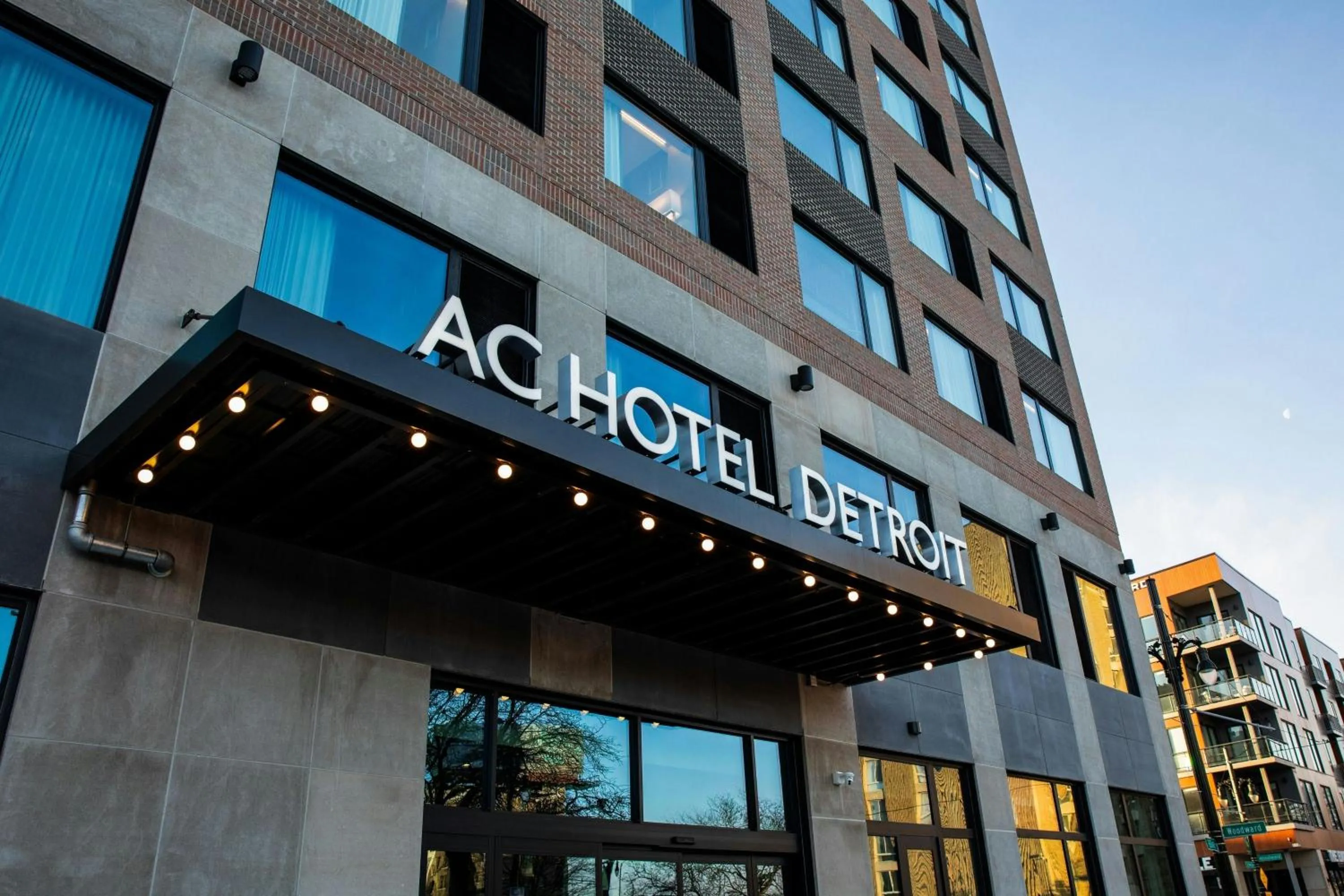 Property building in AC Hotel Detroit at the Bonstelle