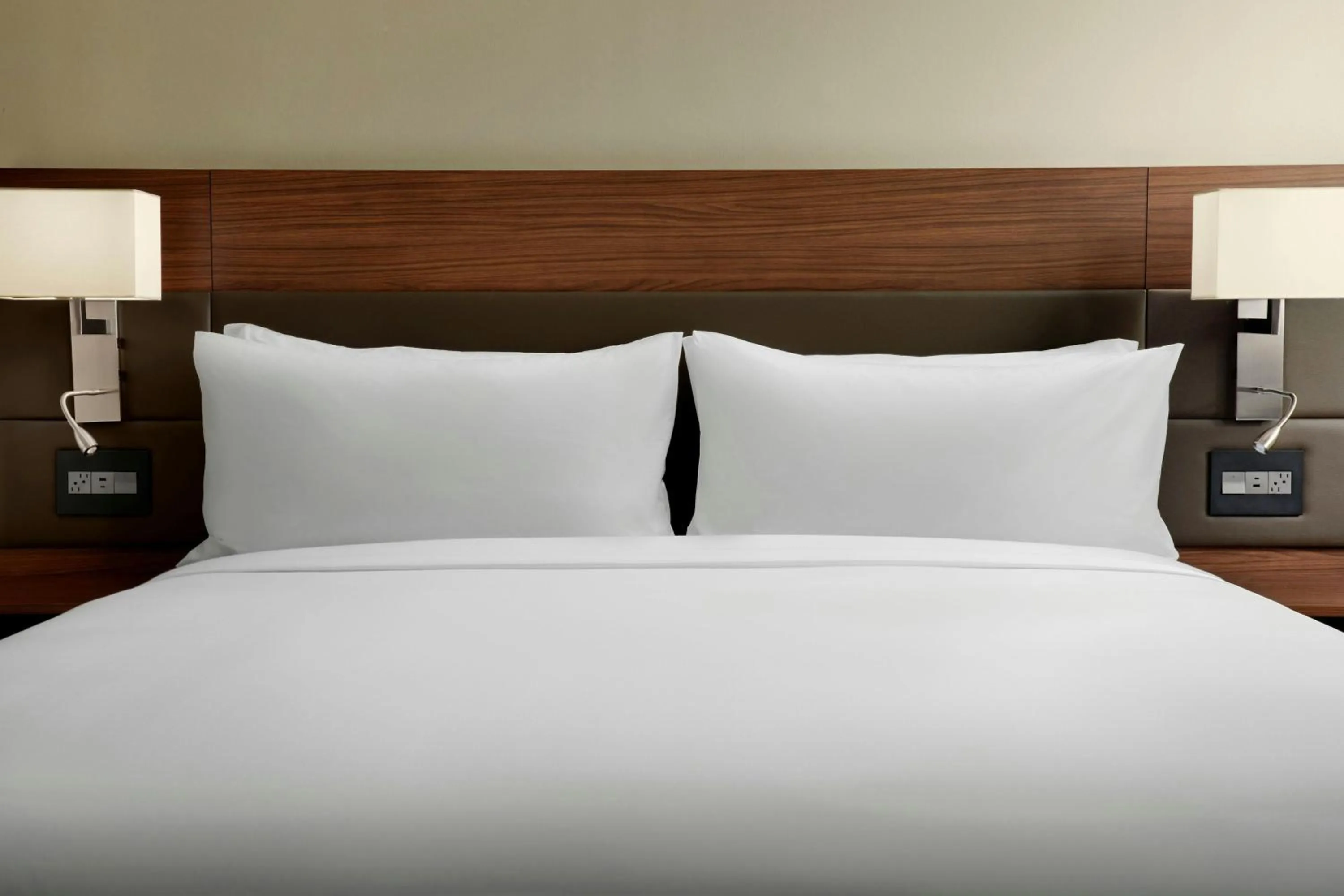 Photo of the whole room, Bed in AC Hotel Detroit at the Bonstelle