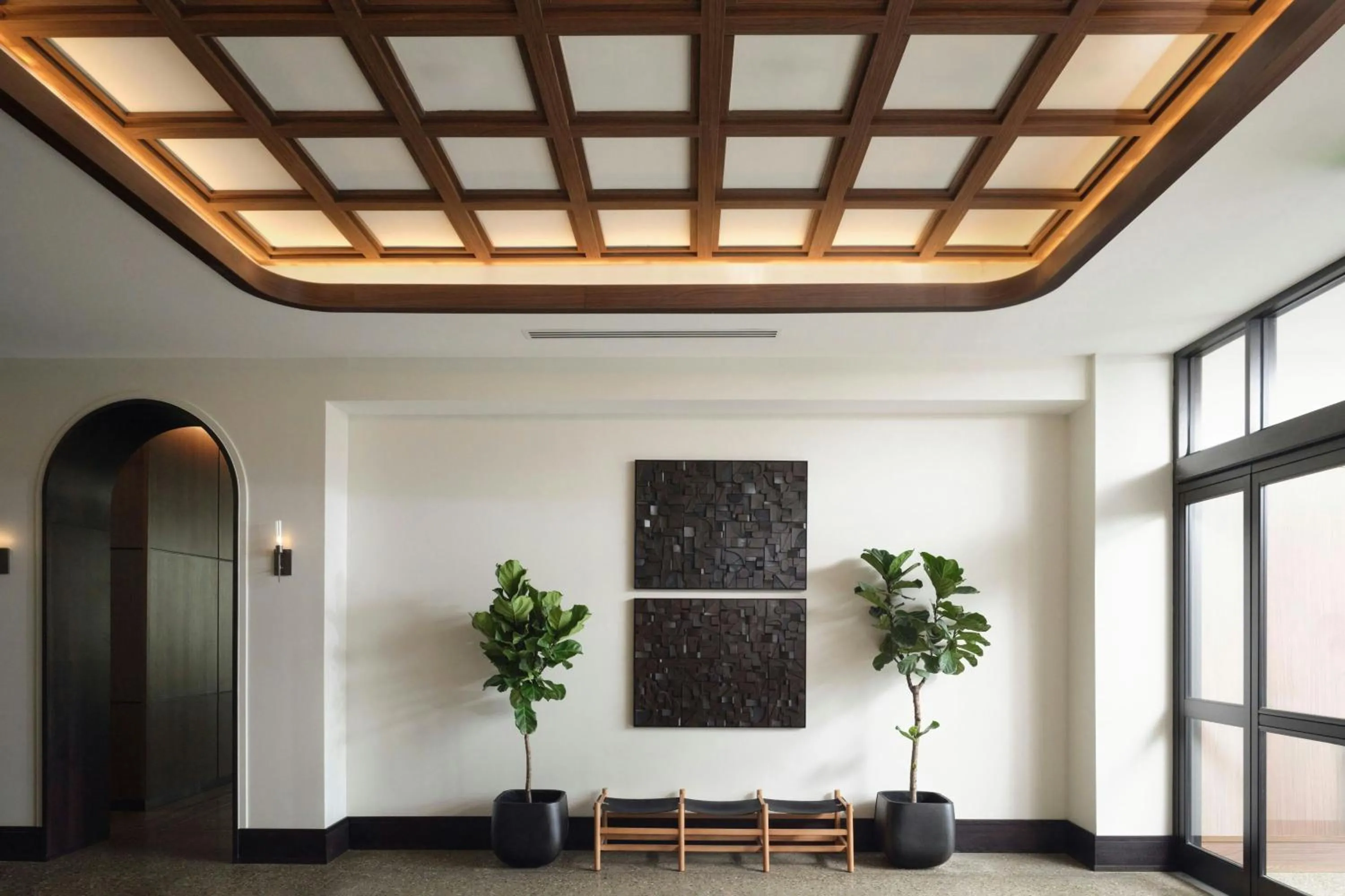 Lobby or reception in AC Hotel Detroit at the Bonstelle