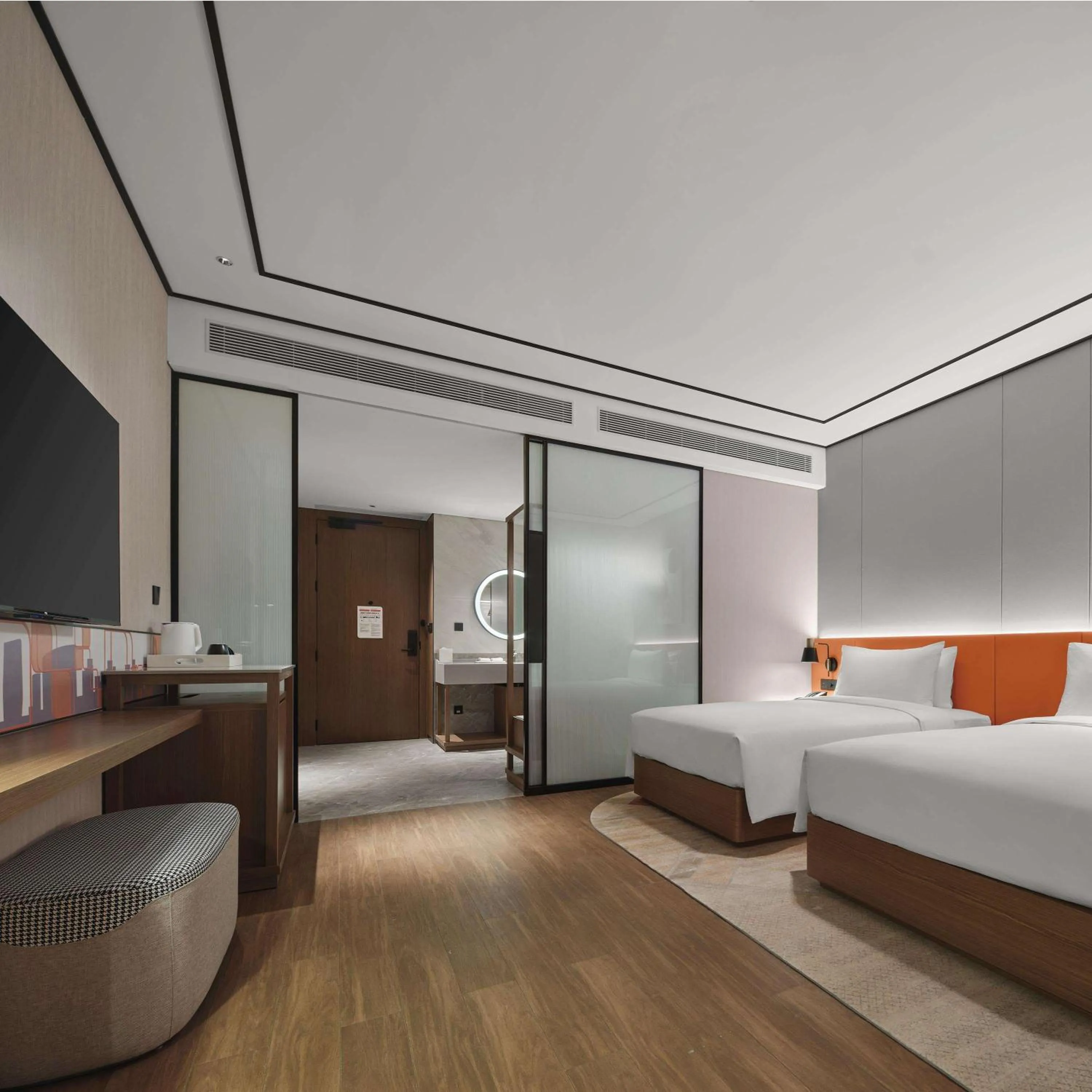 Bed in Hilton Garden Inn Beijing Yizhuang