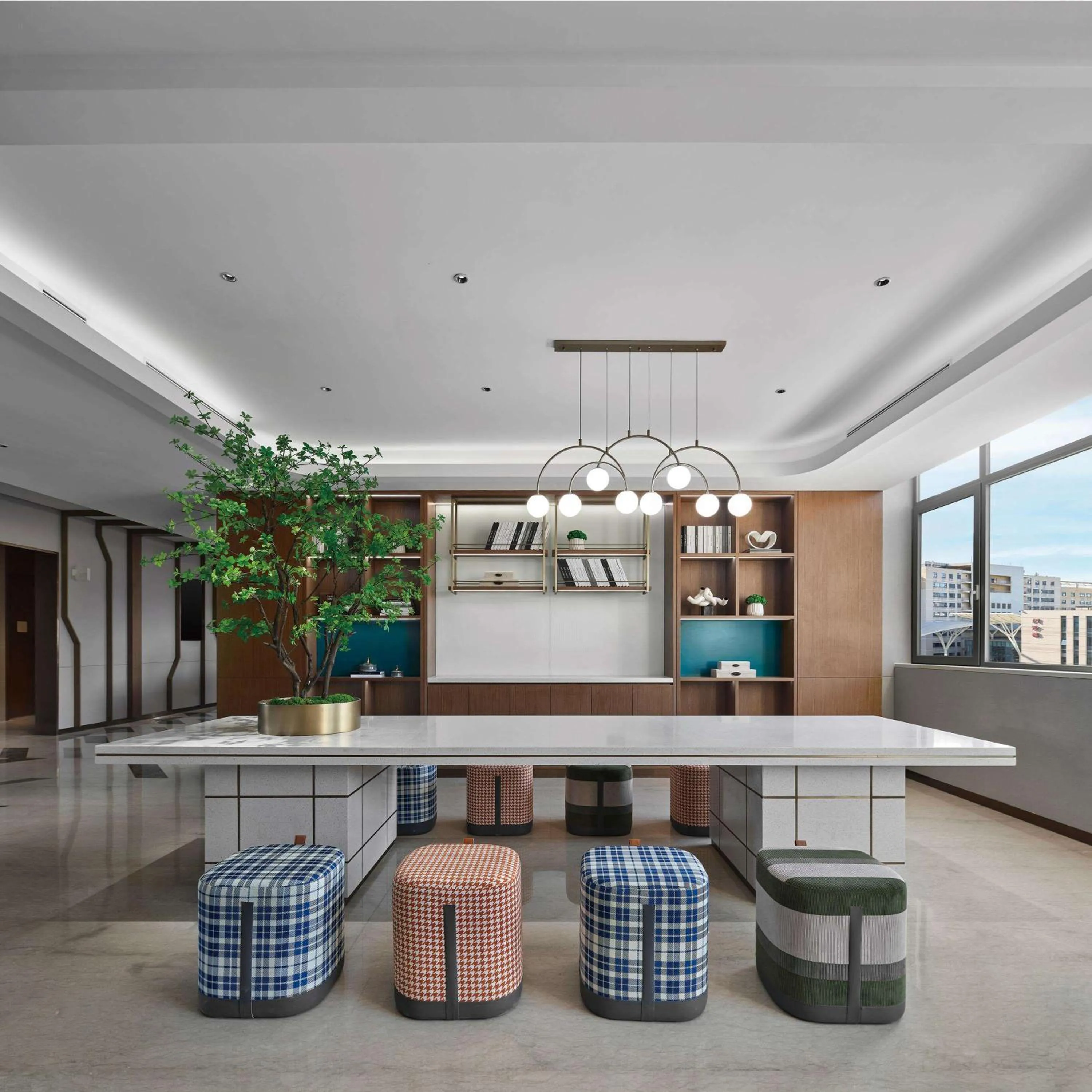 Lobby or reception in Hilton Garden Inn Beijing Yizhuang