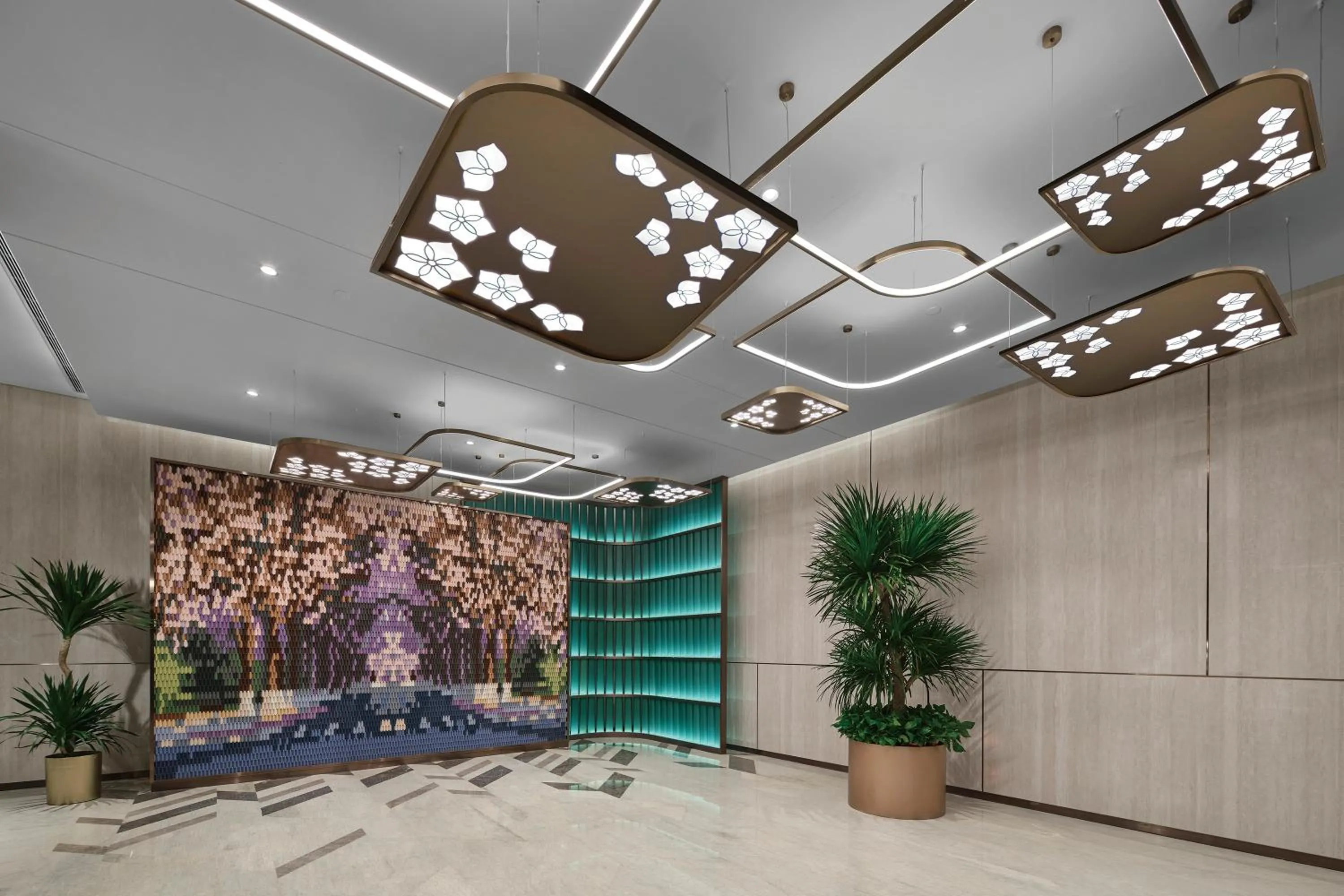 Lobby or reception in Hilton Garden Inn Beijing Yizhuang