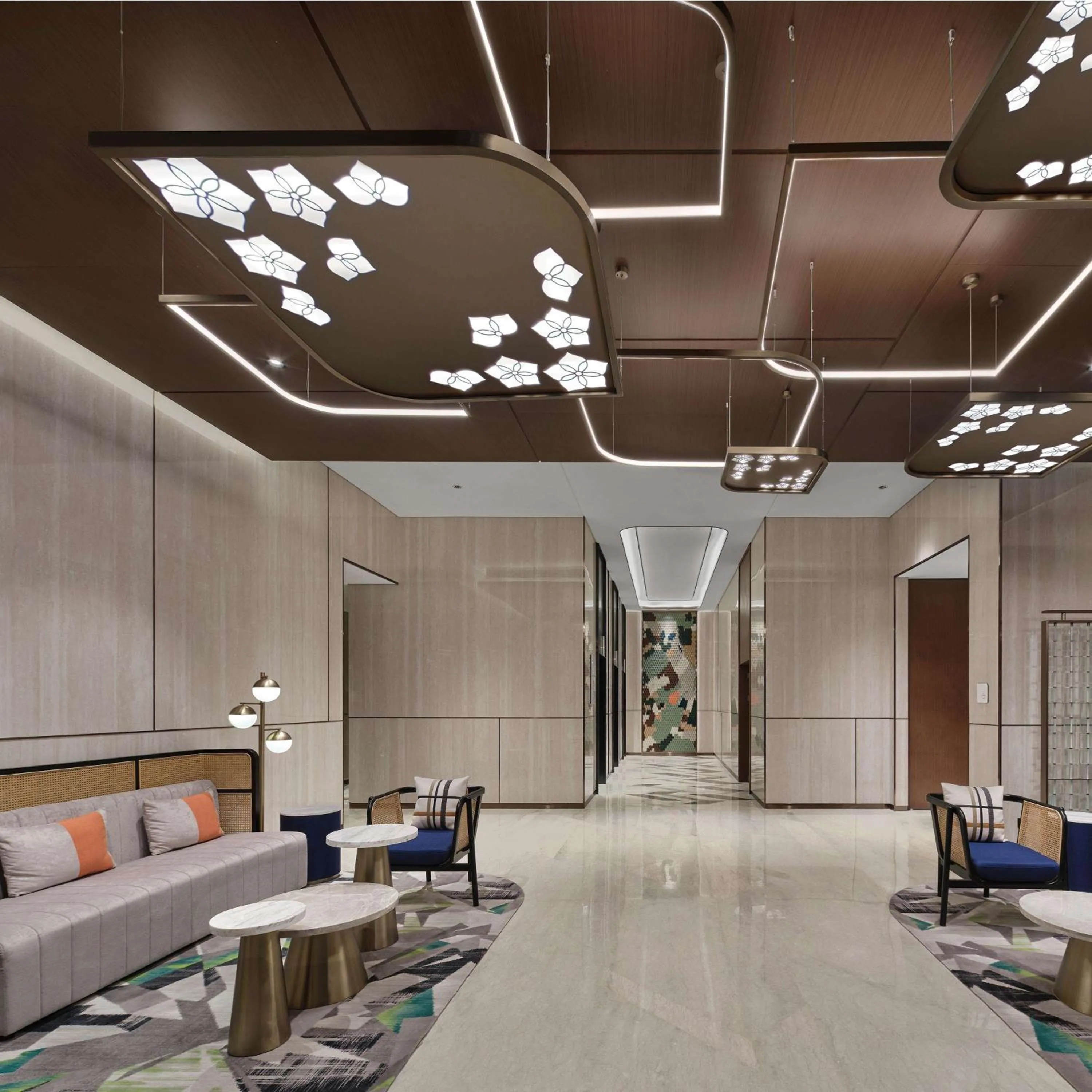 Lobby or reception in Hilton Garden Inn Beijing Yizhuang