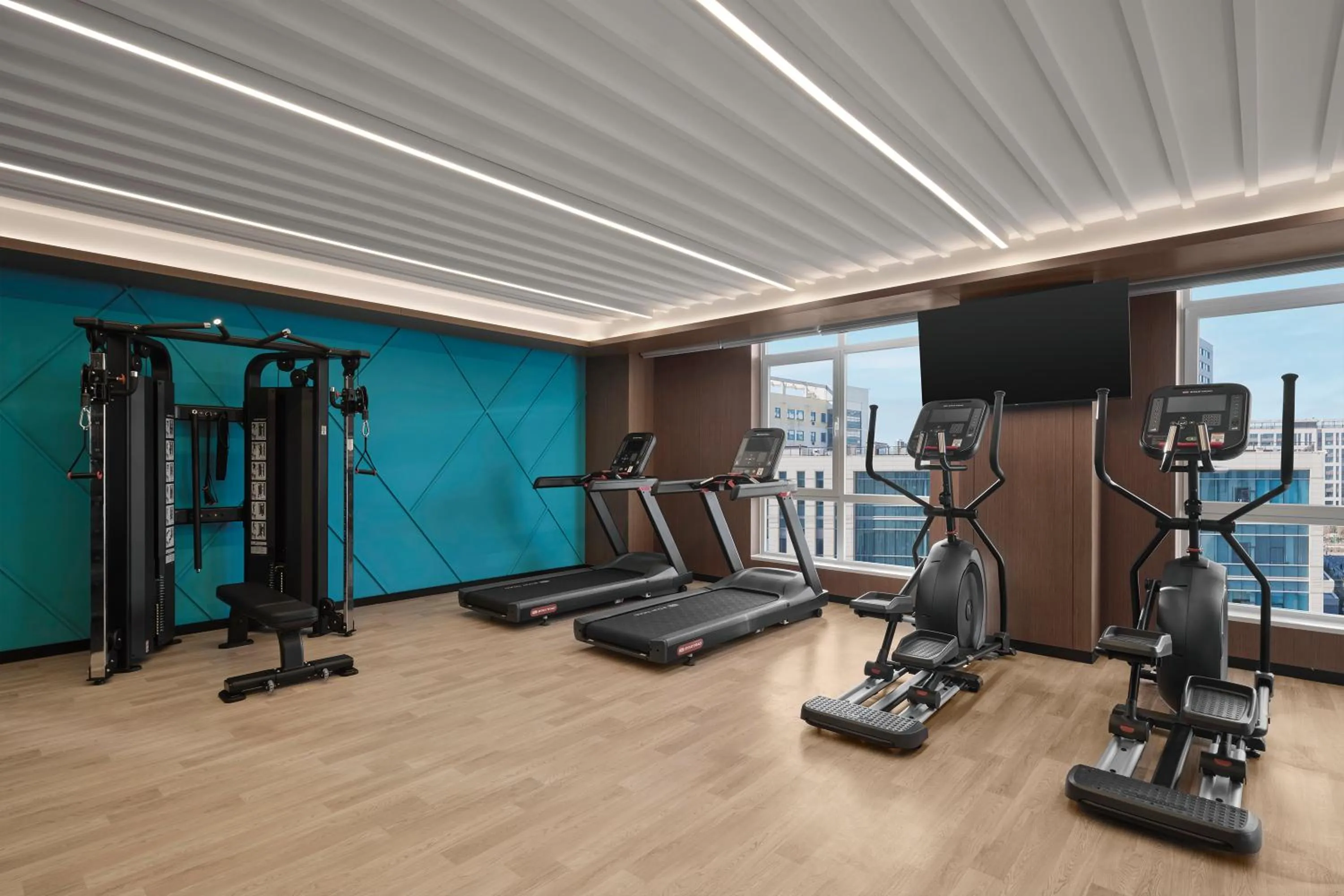 Fitness centre/facilities in Hilton Garden Inn Beijing Yizhuang