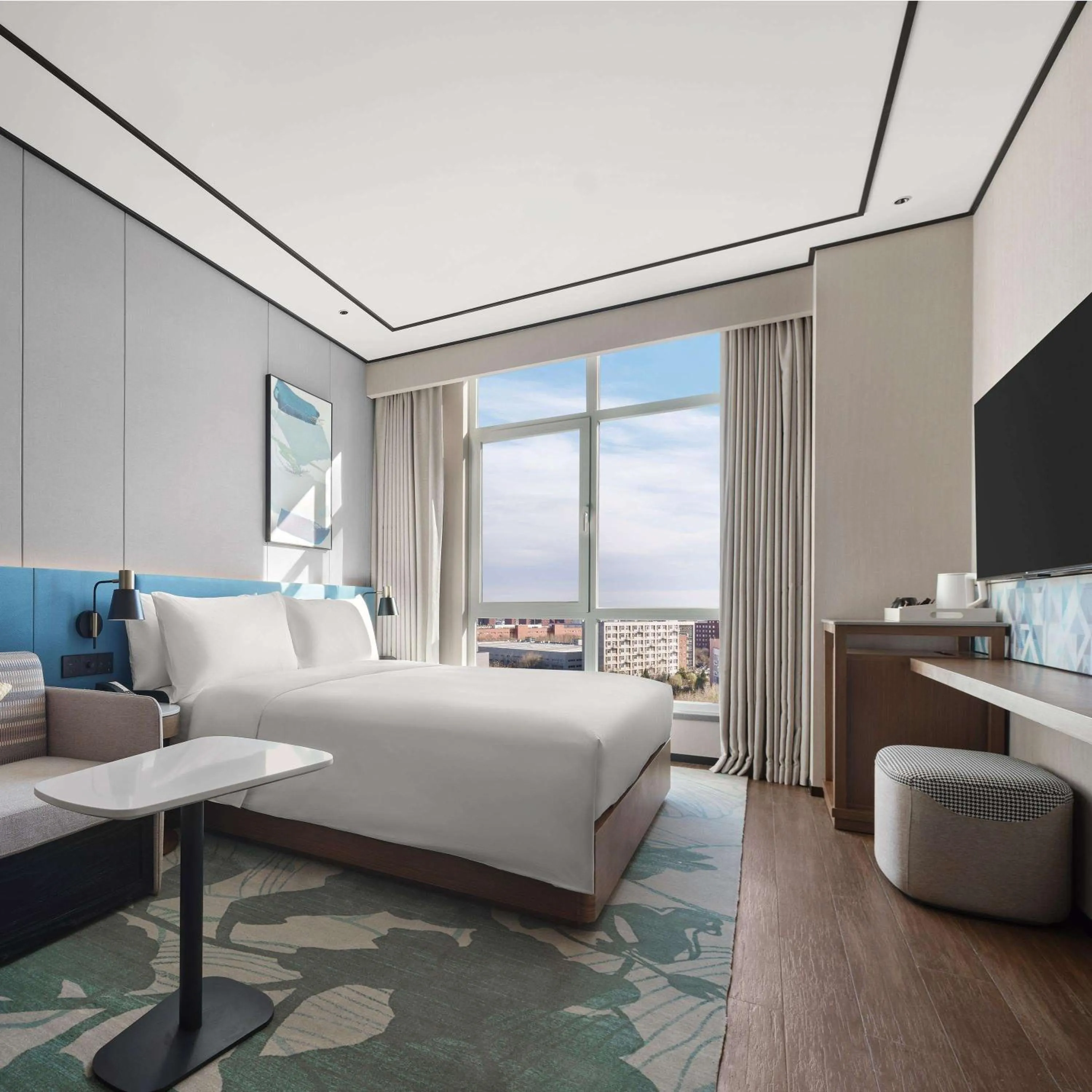 Bed in Hilton Garden Inn Beijing Yizhuang