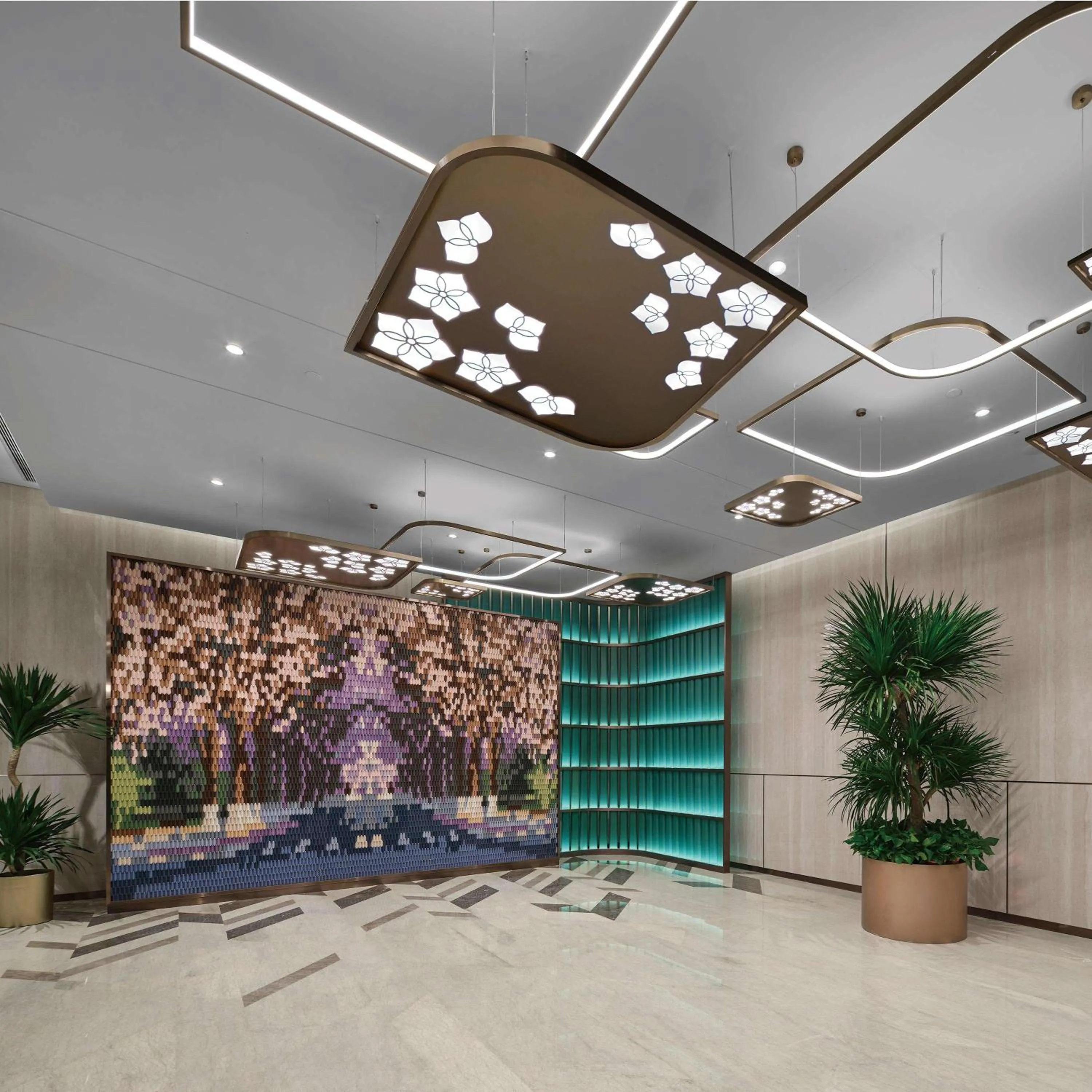 Lobby or reception in Hilton Garden Inn Beijing Yizhuang