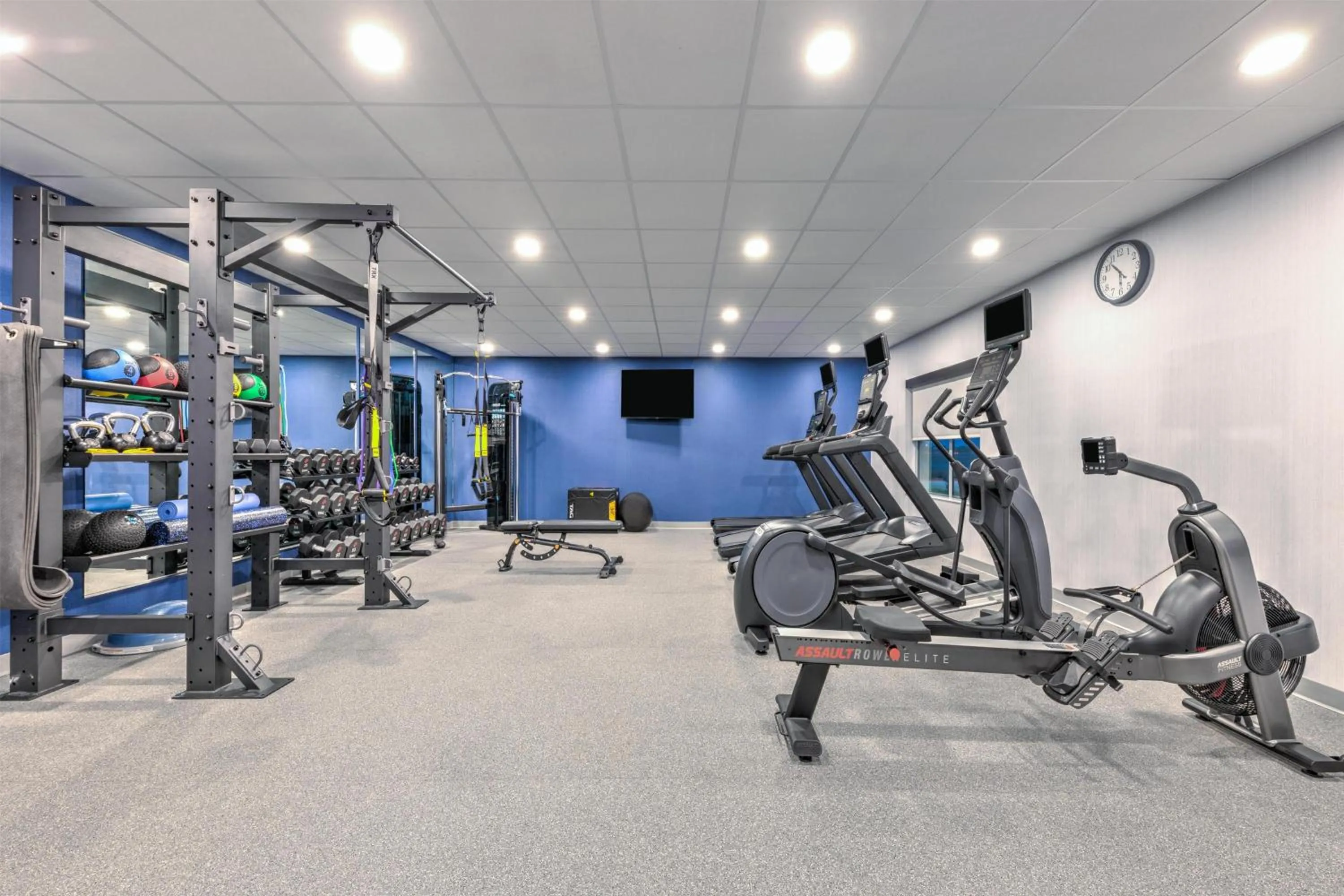 Fitness centre/facilities in Hampton Inn & Suites by Hilton Little Rock Airport