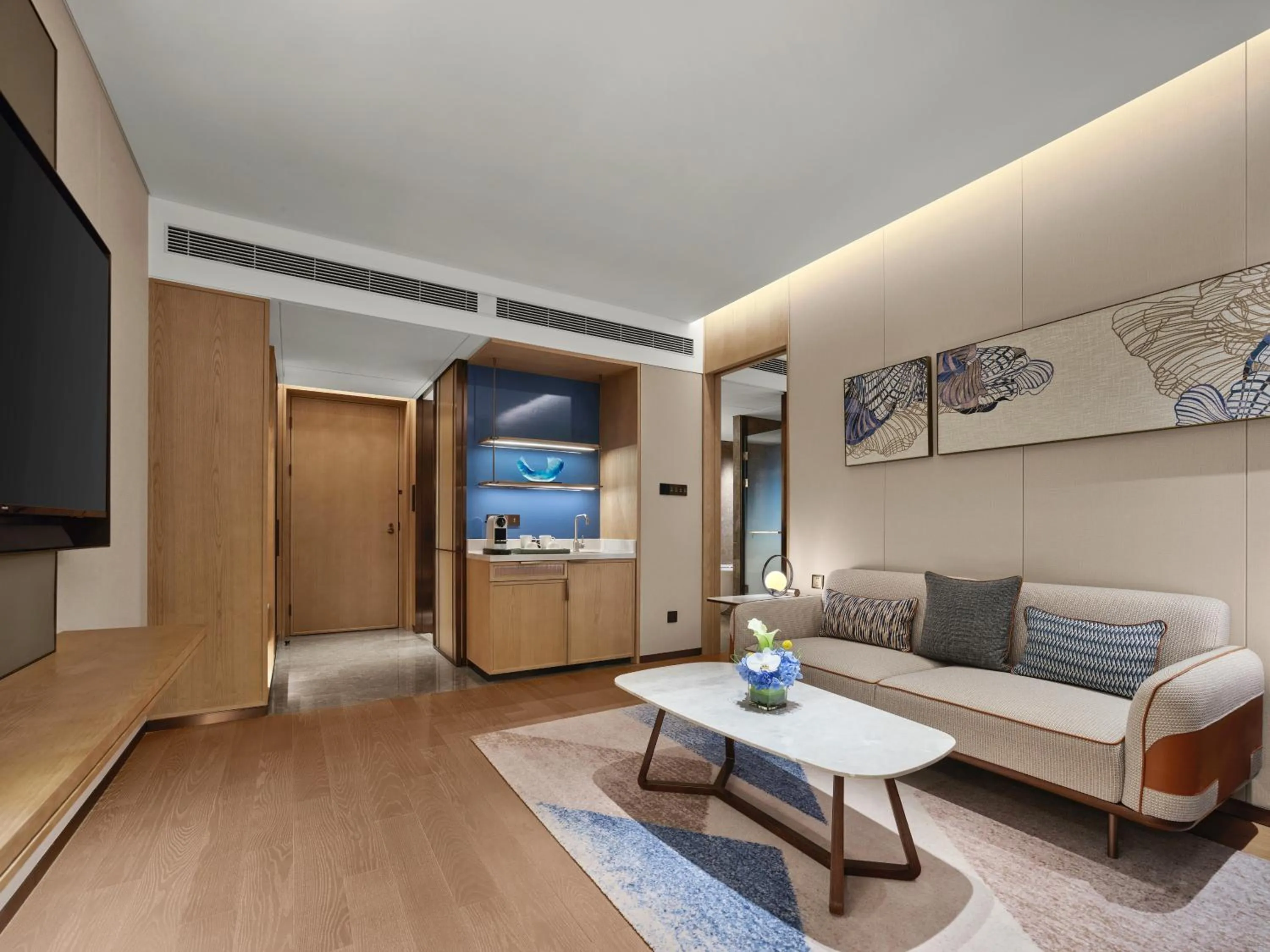 Living room in Hilton Shanghai Greater Hongqiao