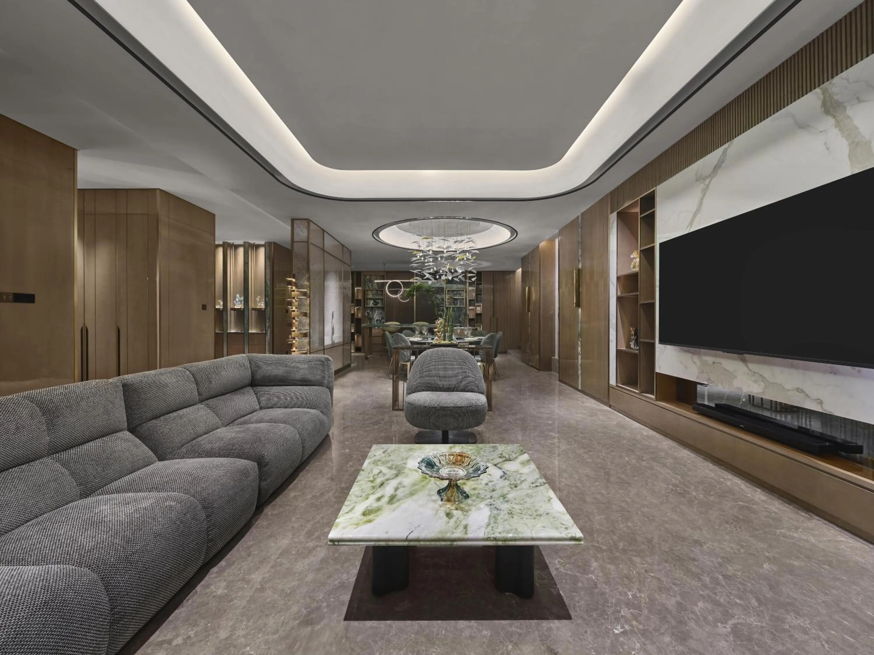 Living room in Hilton Shanghai Greater Hongqiao