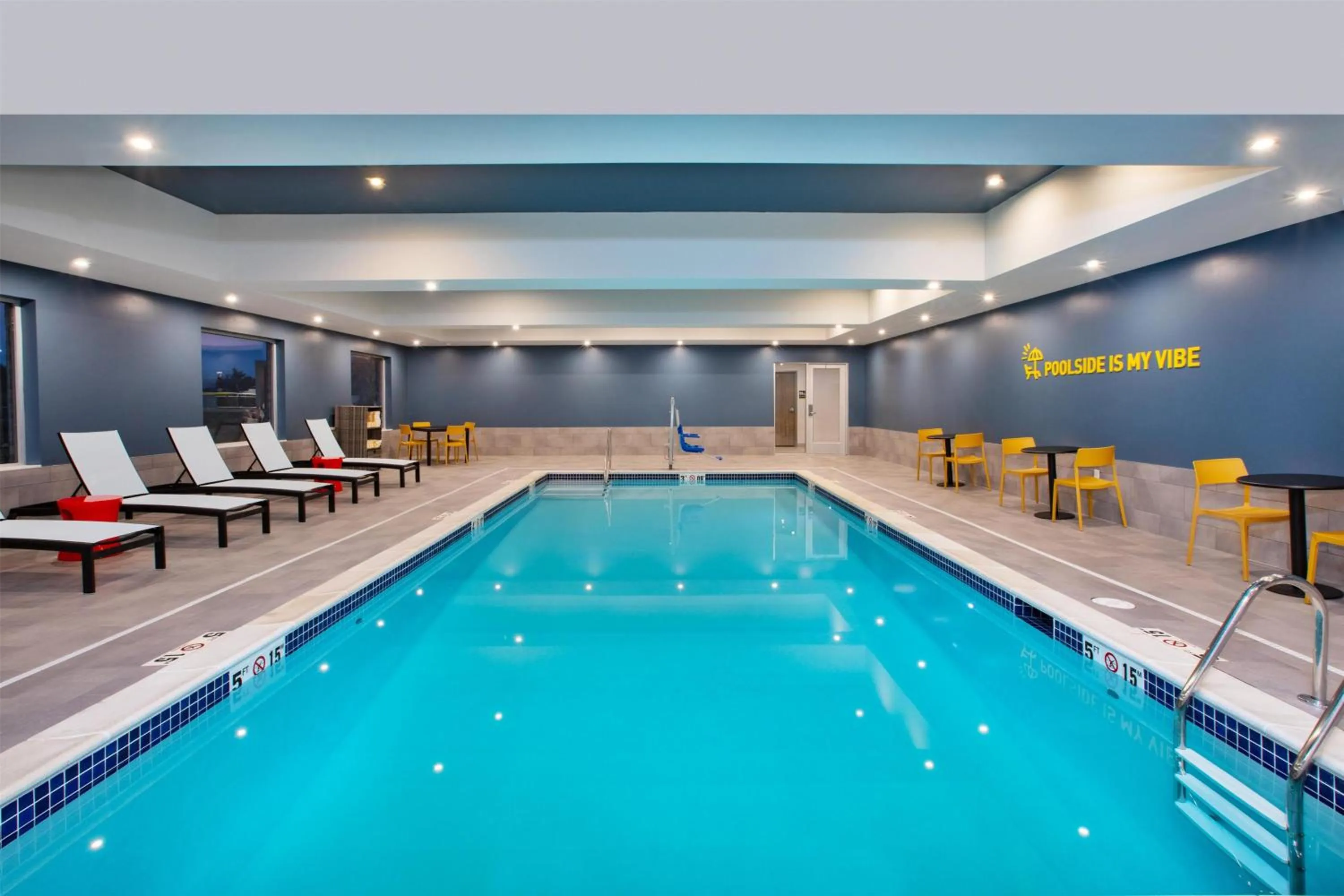 Pool view in Home2 Suites By Hilton Traverse City