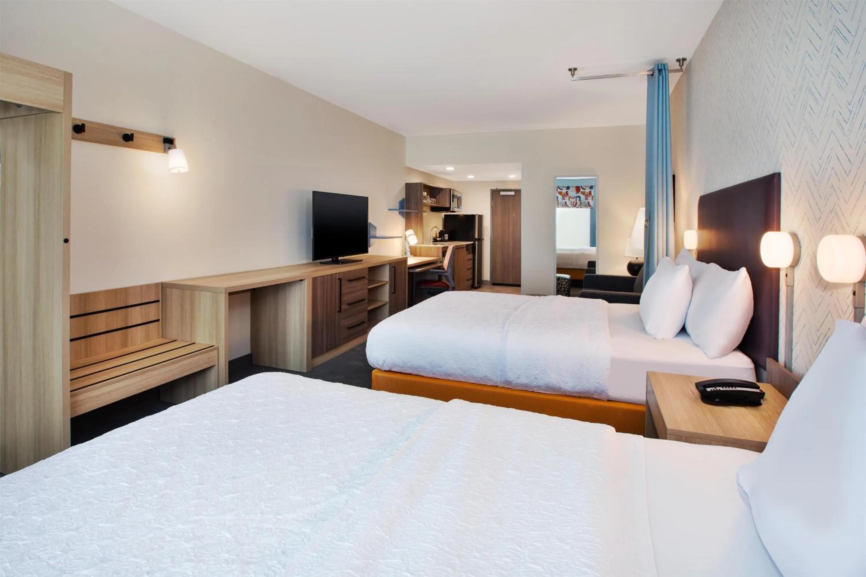 Bed in Home2 Suites By Hilton Traverse City