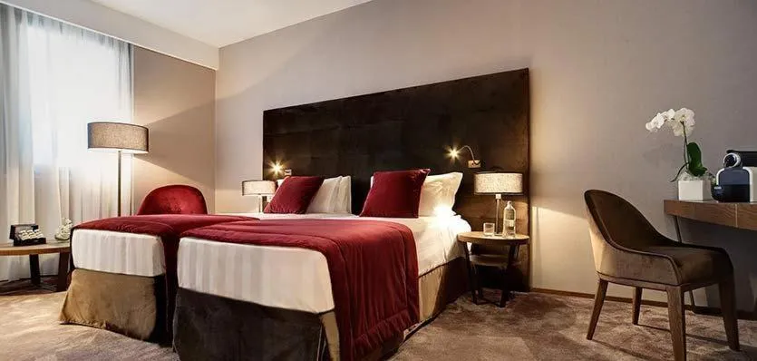 Bed in Grand Hotel Campione