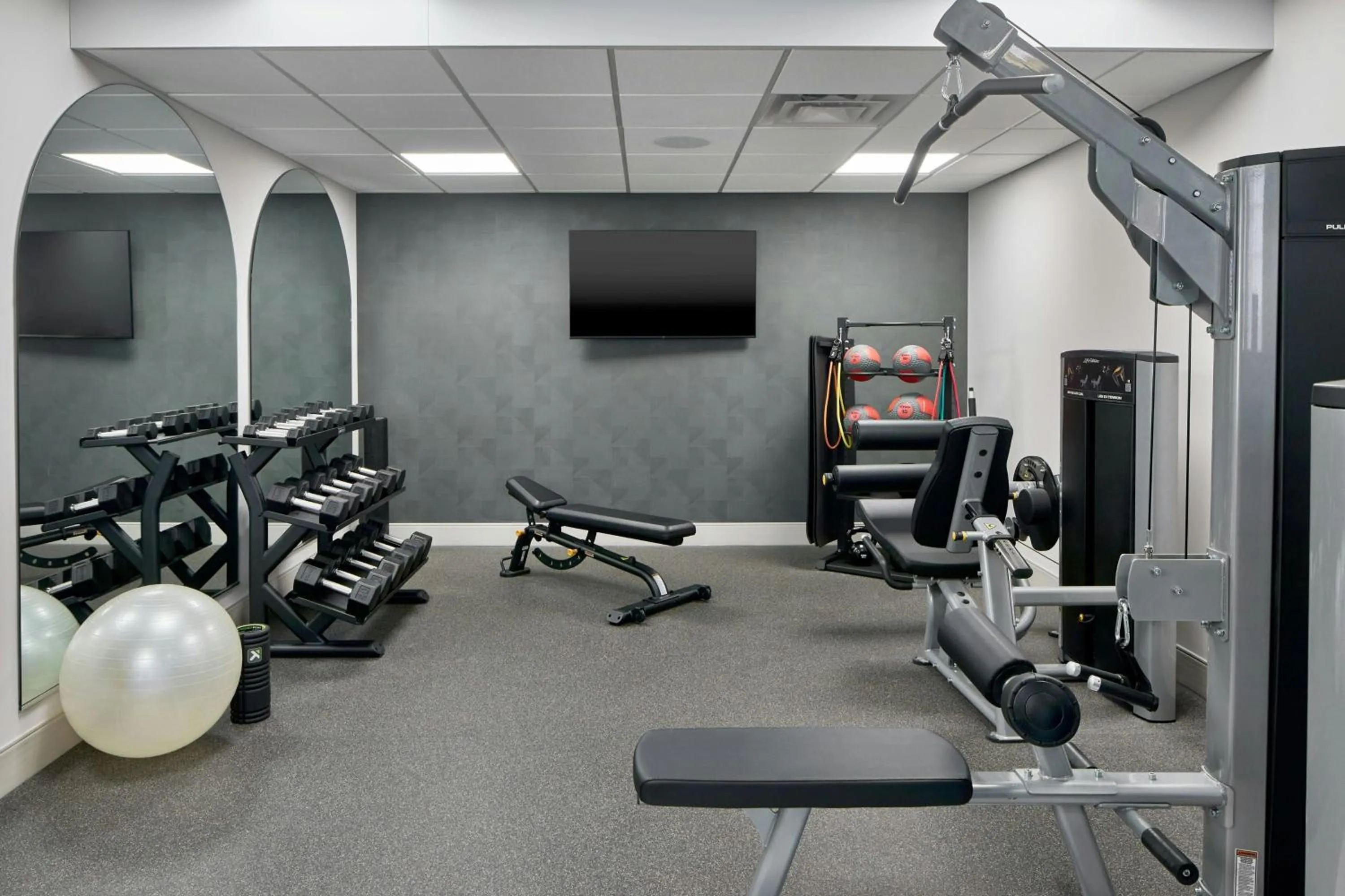 Fitness centre/facilities in The Olive Ann Hotel, Grand Forks, a Tribute Portfolio Hotel